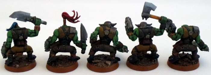 Captain Brown, Gretchin, Ork Boyz, Orks, Waaagh