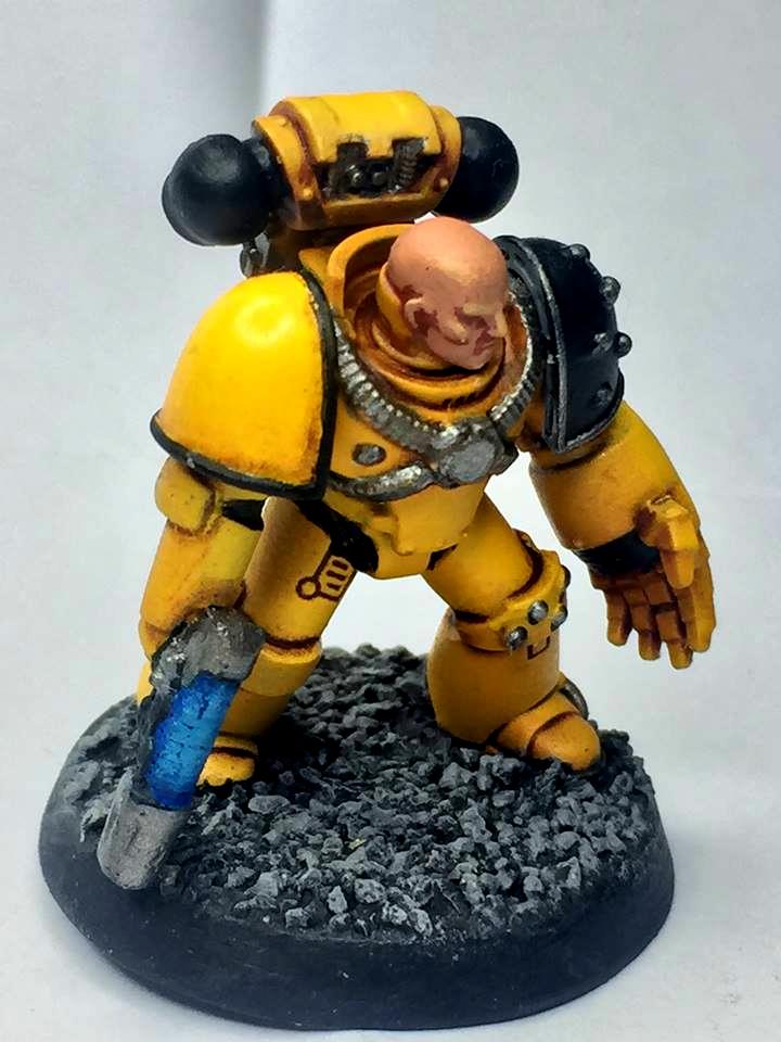 Commission, Imperial Fists, Painting