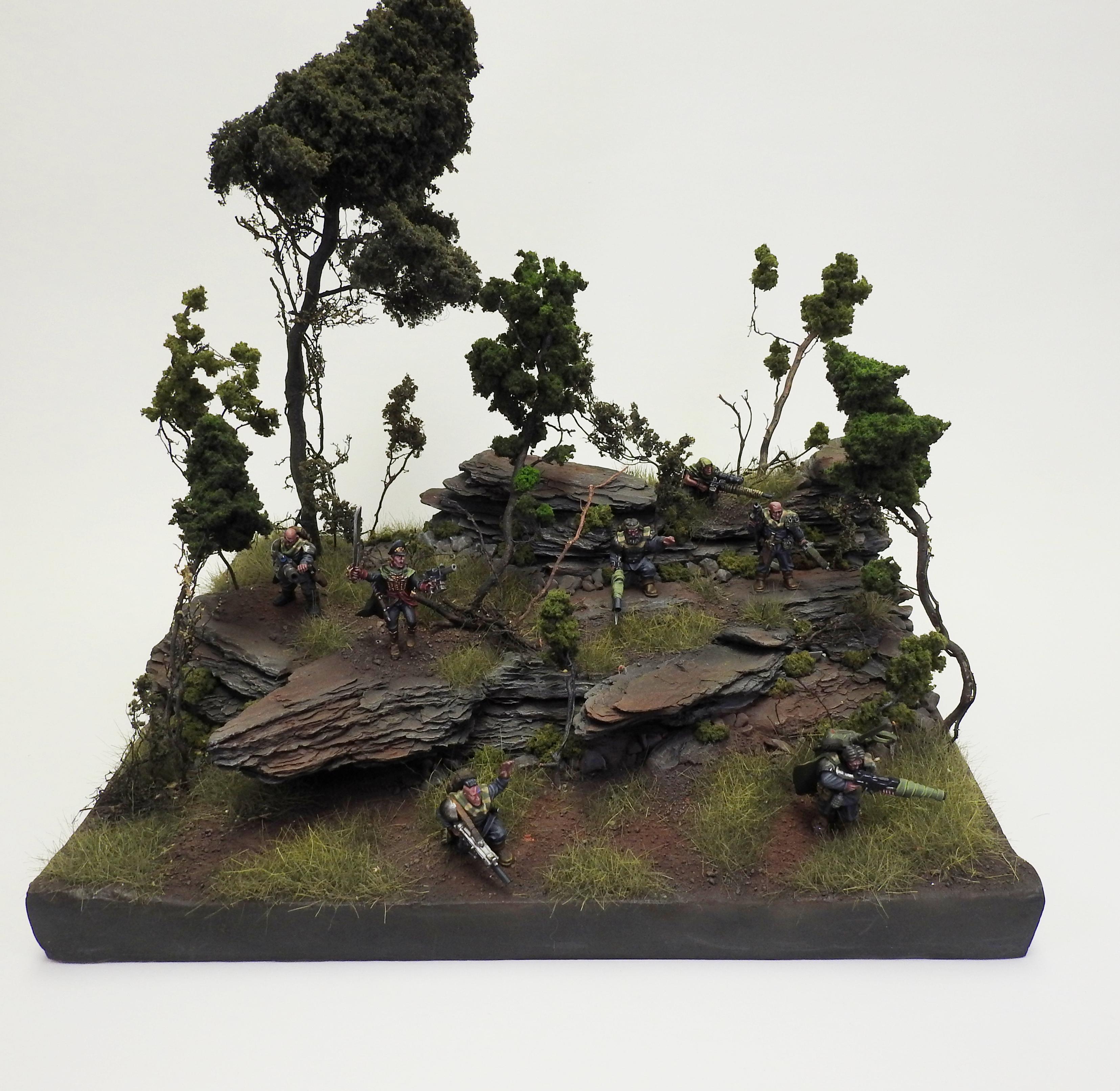 Diorama, Gaunt Ghosts, Imperial Guard, Tanith