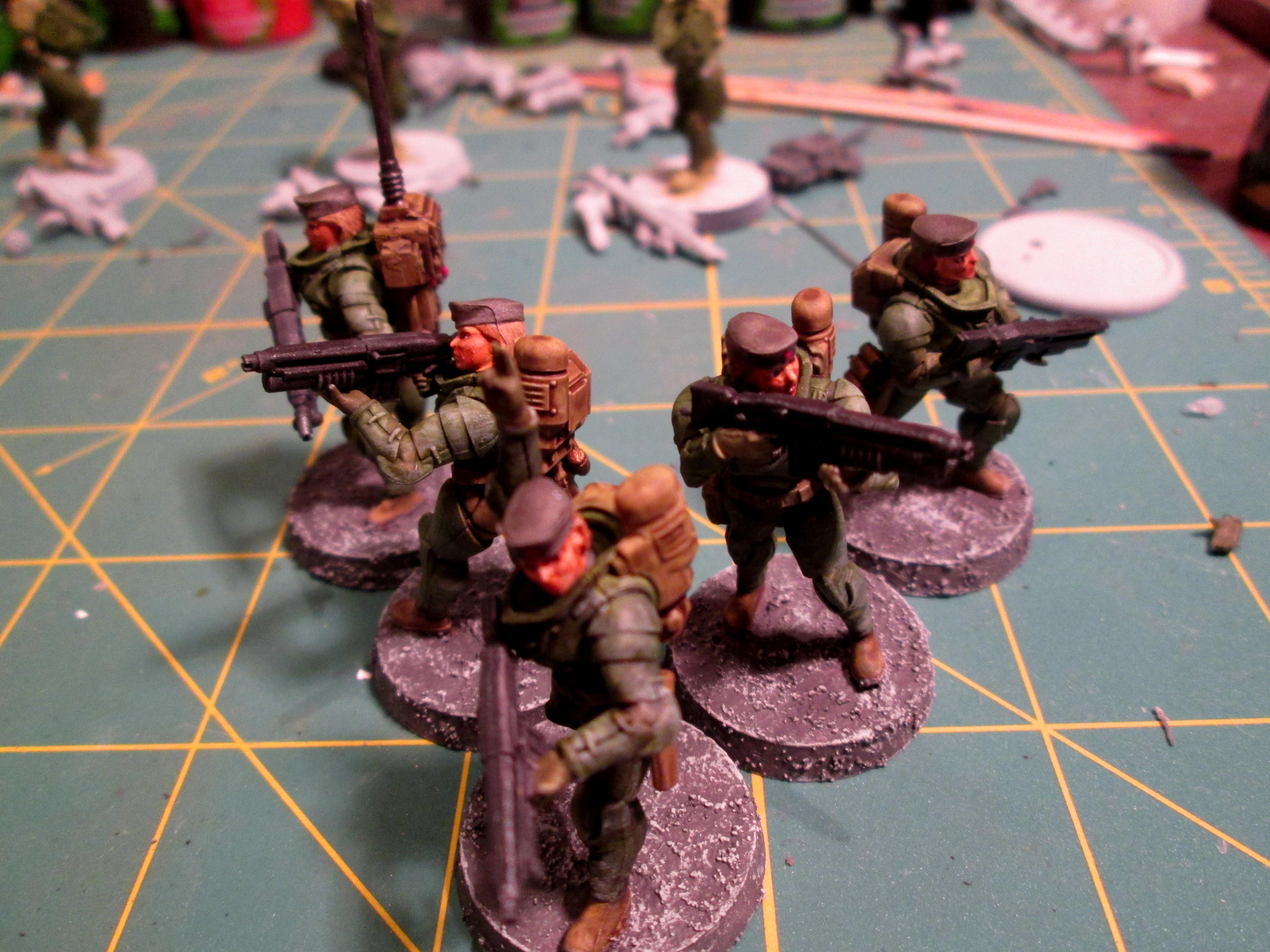 Dreamforge, Female, Grenadiers, Imperial Guard, Panzerjeagers