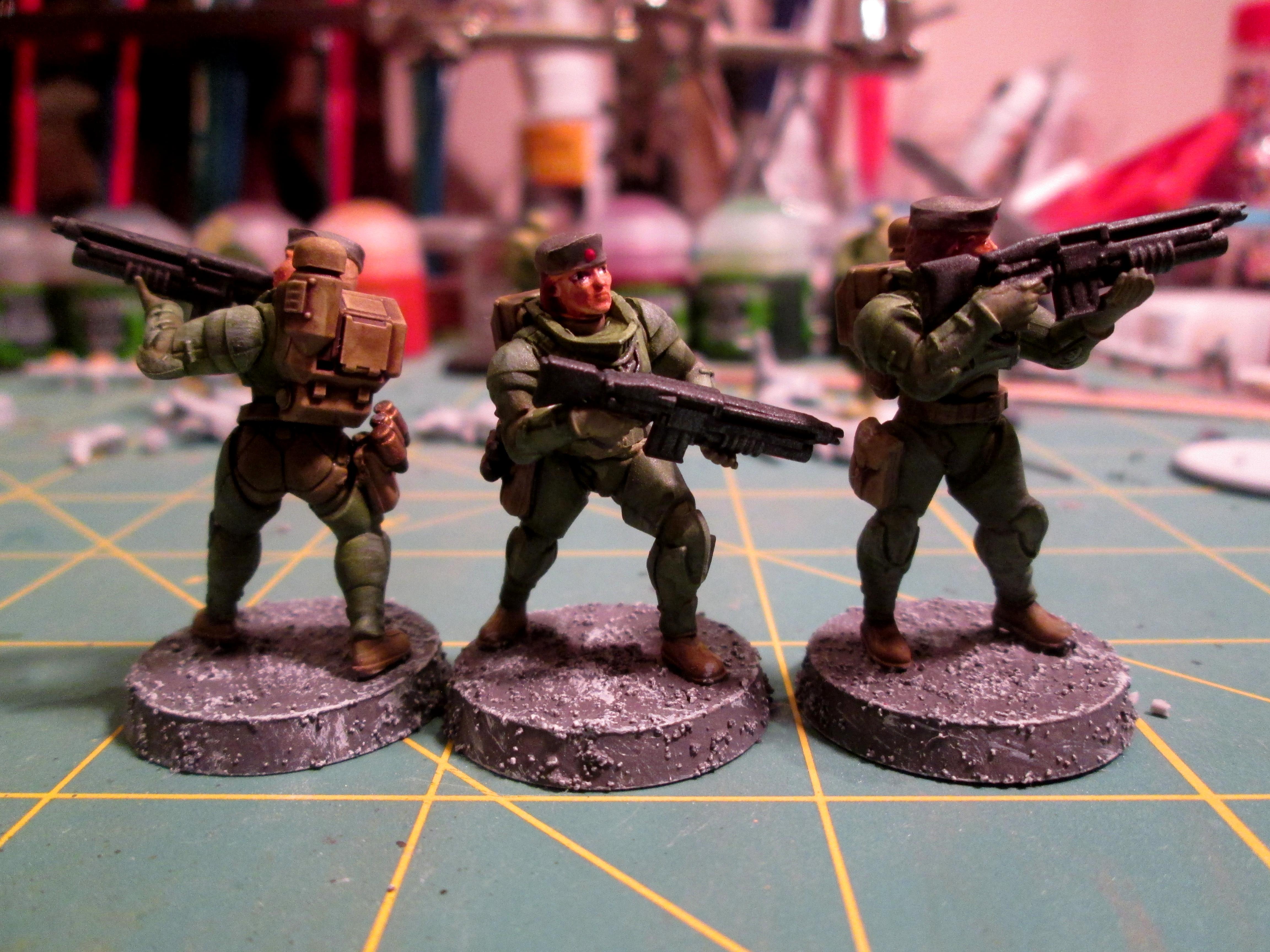 Dreamforge, Female, Grenadiers, Imperial Guard, Panzerjeagers