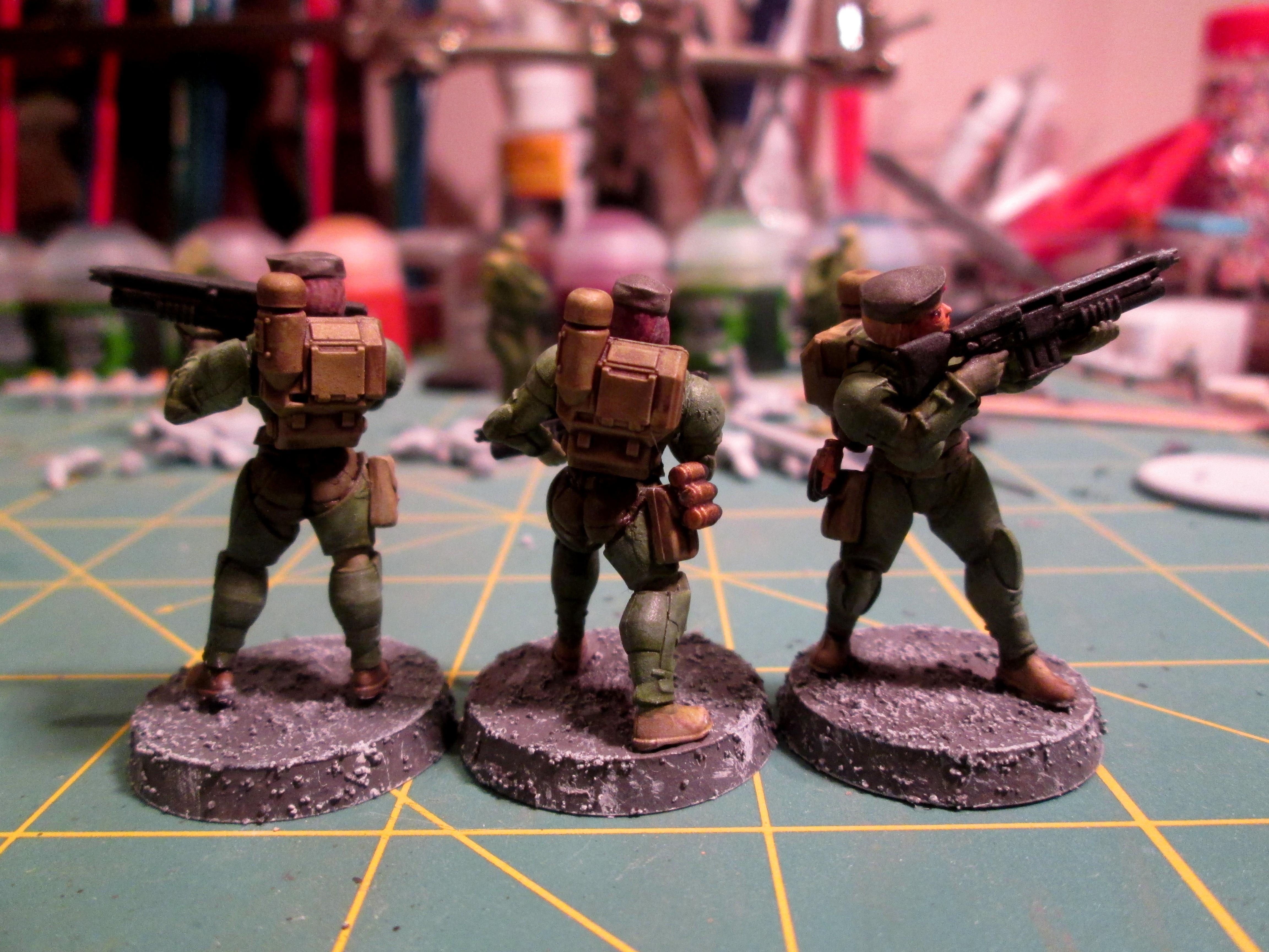 Dreamforge, Female, Grenadiers, Imperial Guard, Panzerjeagers