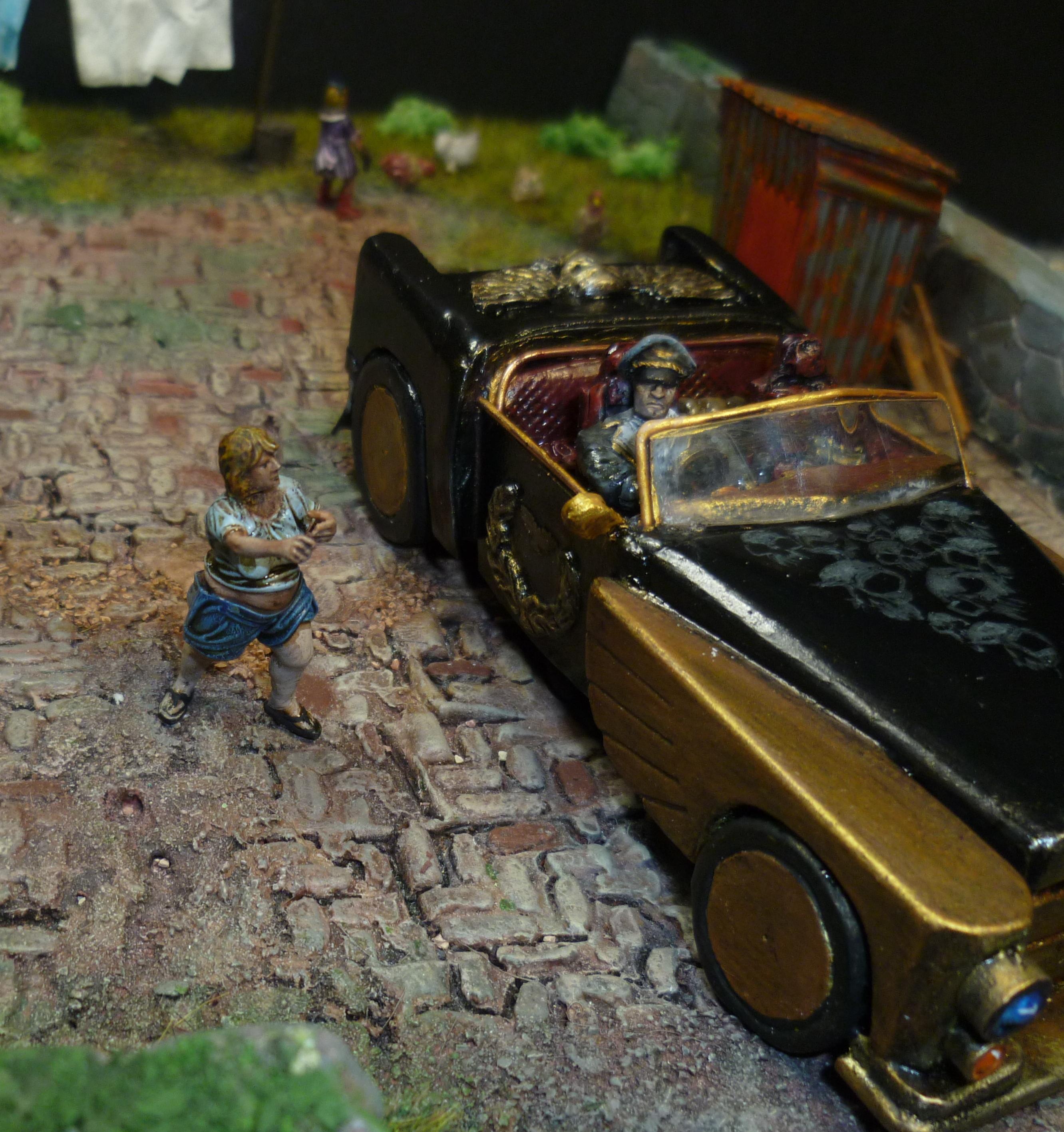 Diorama, Imperial Guard, Officer, Staff Car