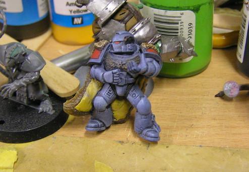 SW grey drybrushed