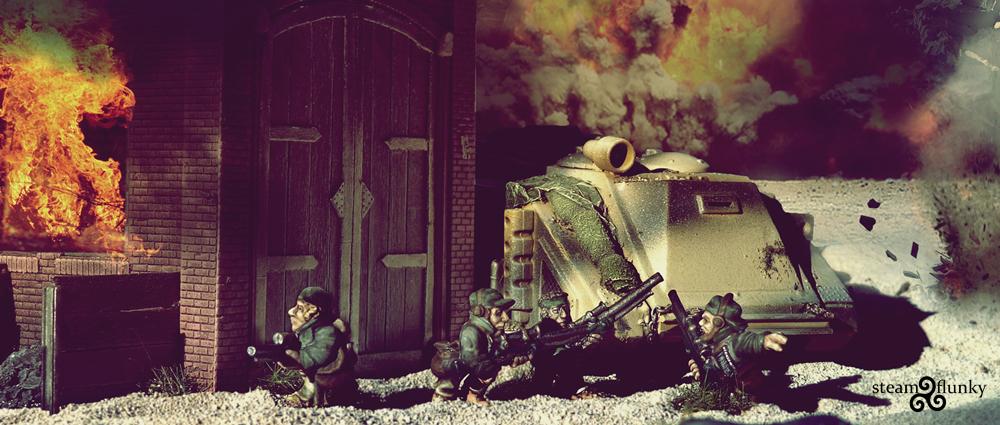 28mm, Desert Planet, Games Workshop, Halflings, Imperial Guard, Photoshop Elements 11, Ratling, Science-fiction, Tabletop, Wargame, Warhammer 40,000