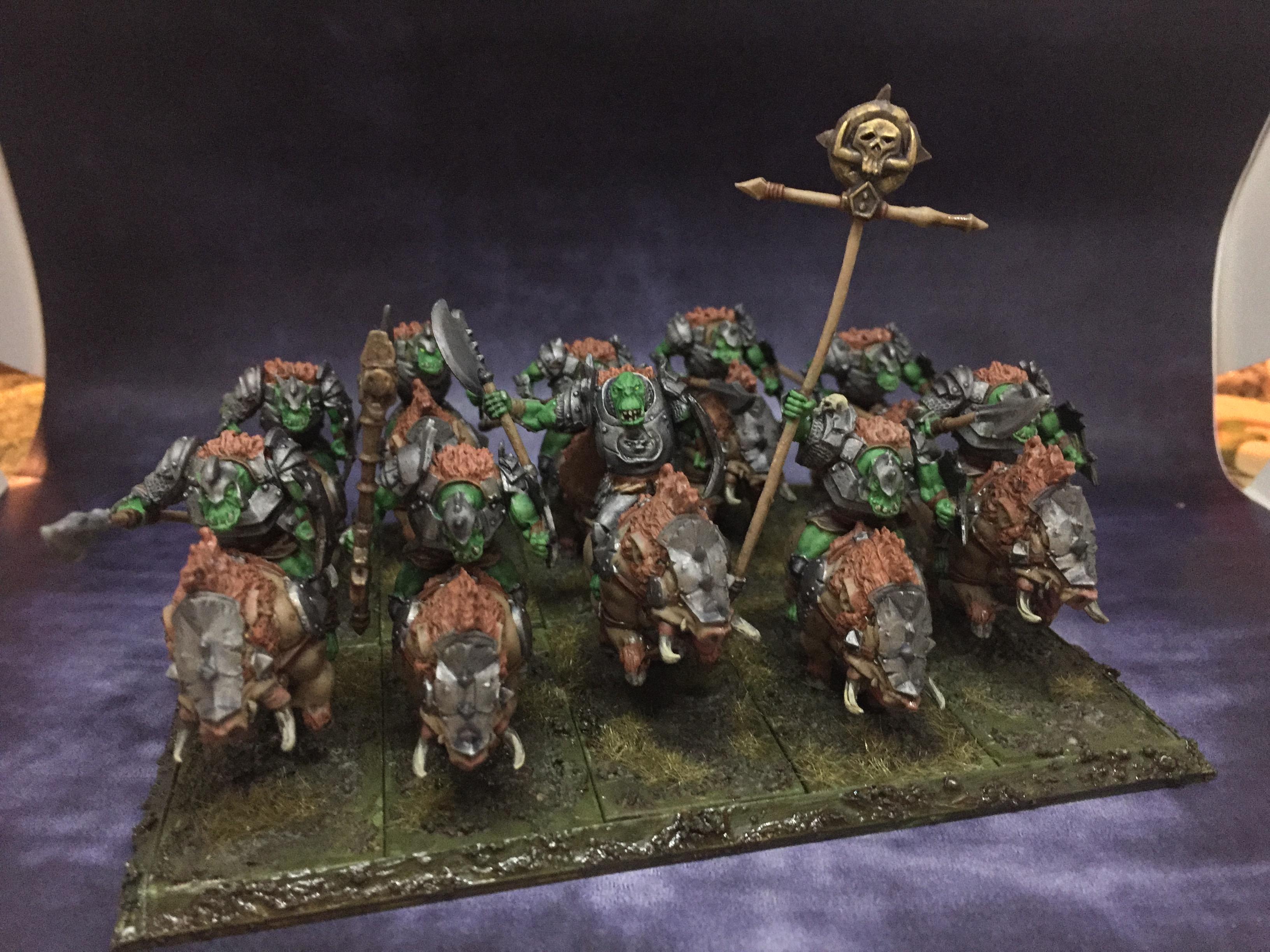 Boar, Cavalry, Gore, Mantic, March 2017, Orcs