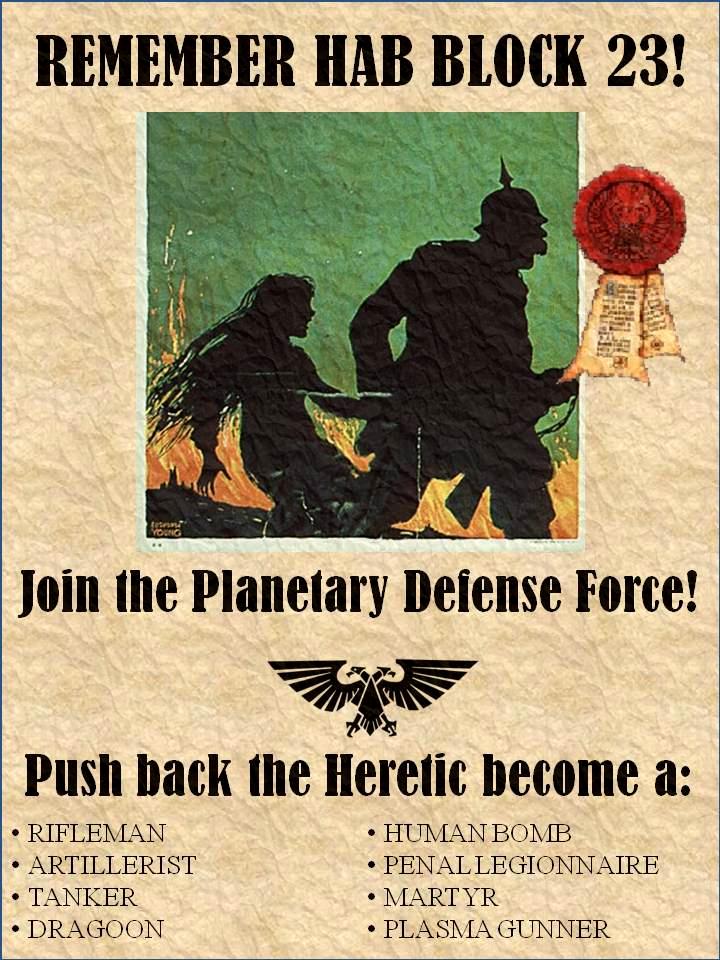 Humor, Poster, Propaganda, Warhammer 40,000