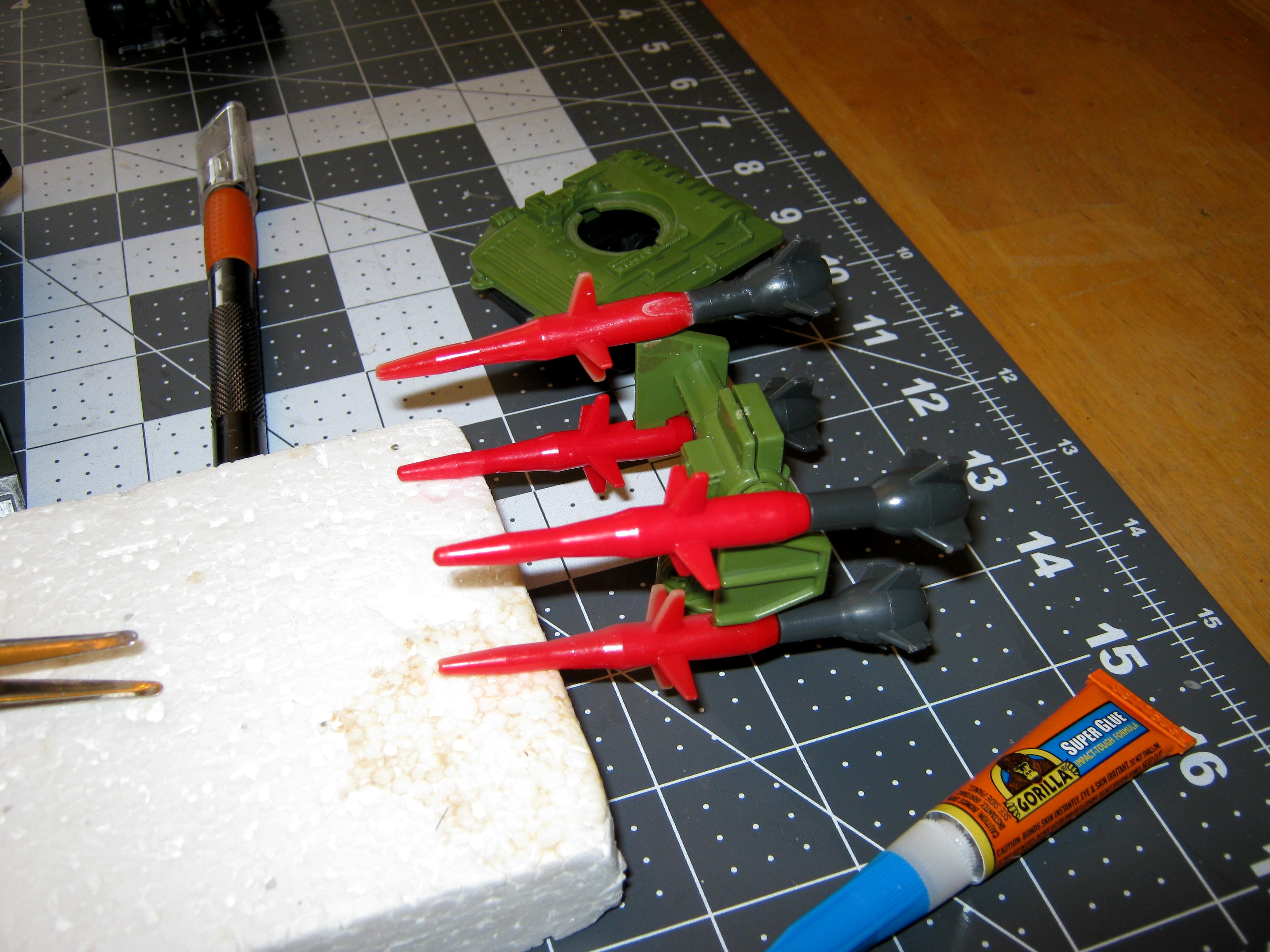 Artillery, Automata, Conversion, Drone, G.i. Joe, Missile Launch System, Pac/rat, Remote Weapons System, Robot, Self-propelled, Toy