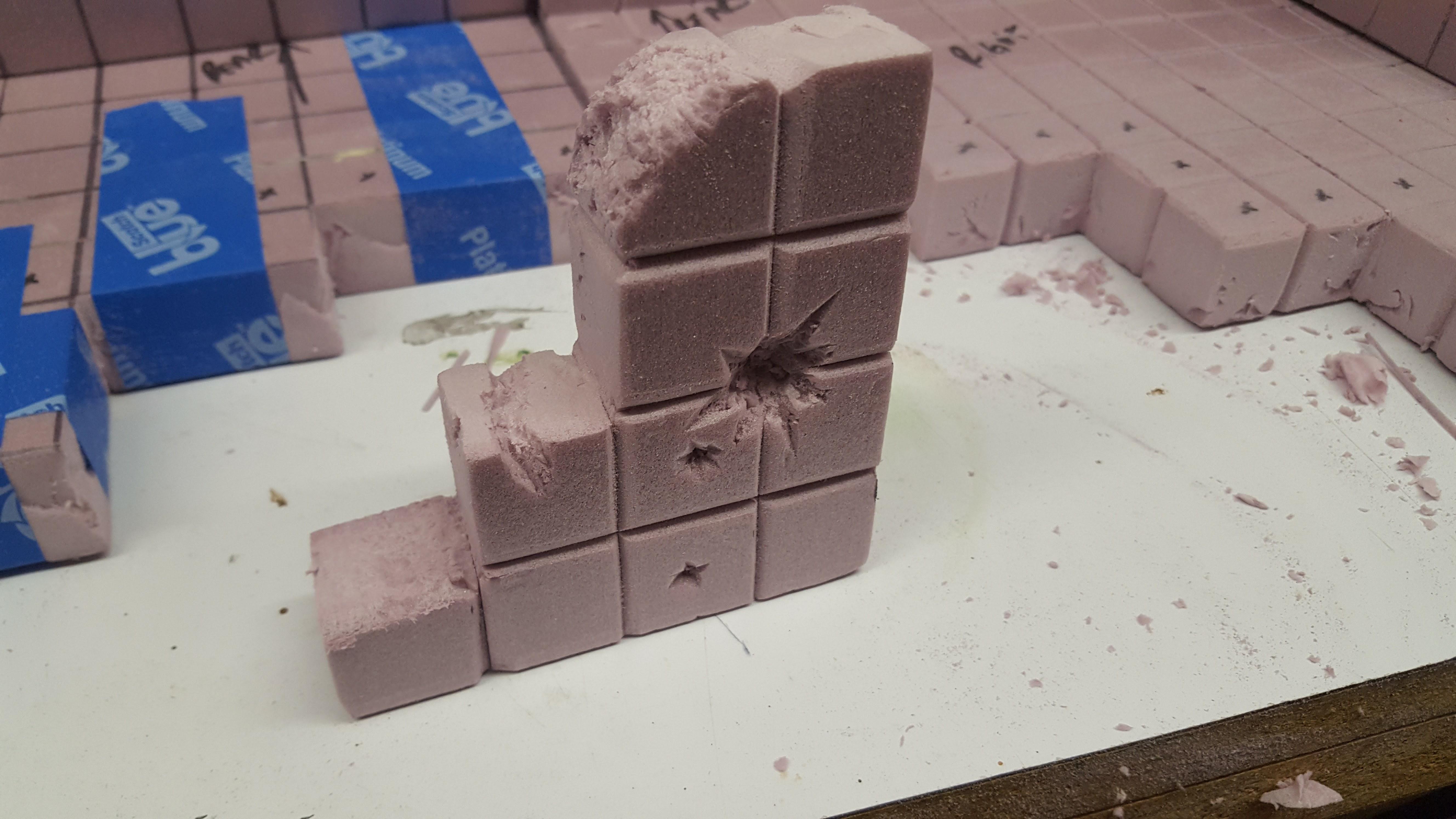 Test piece to figure out battle damage