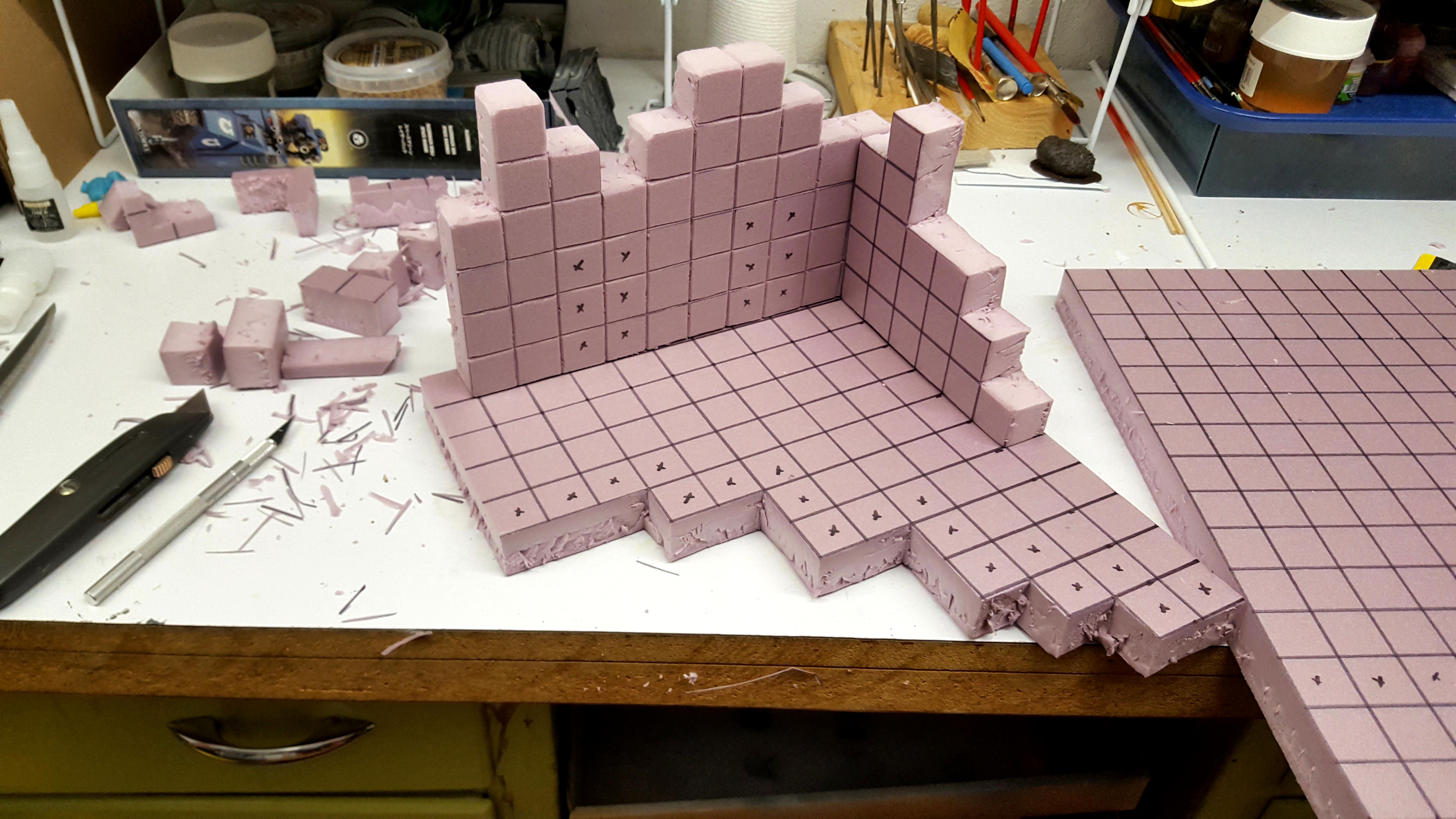 Basic shape laid out