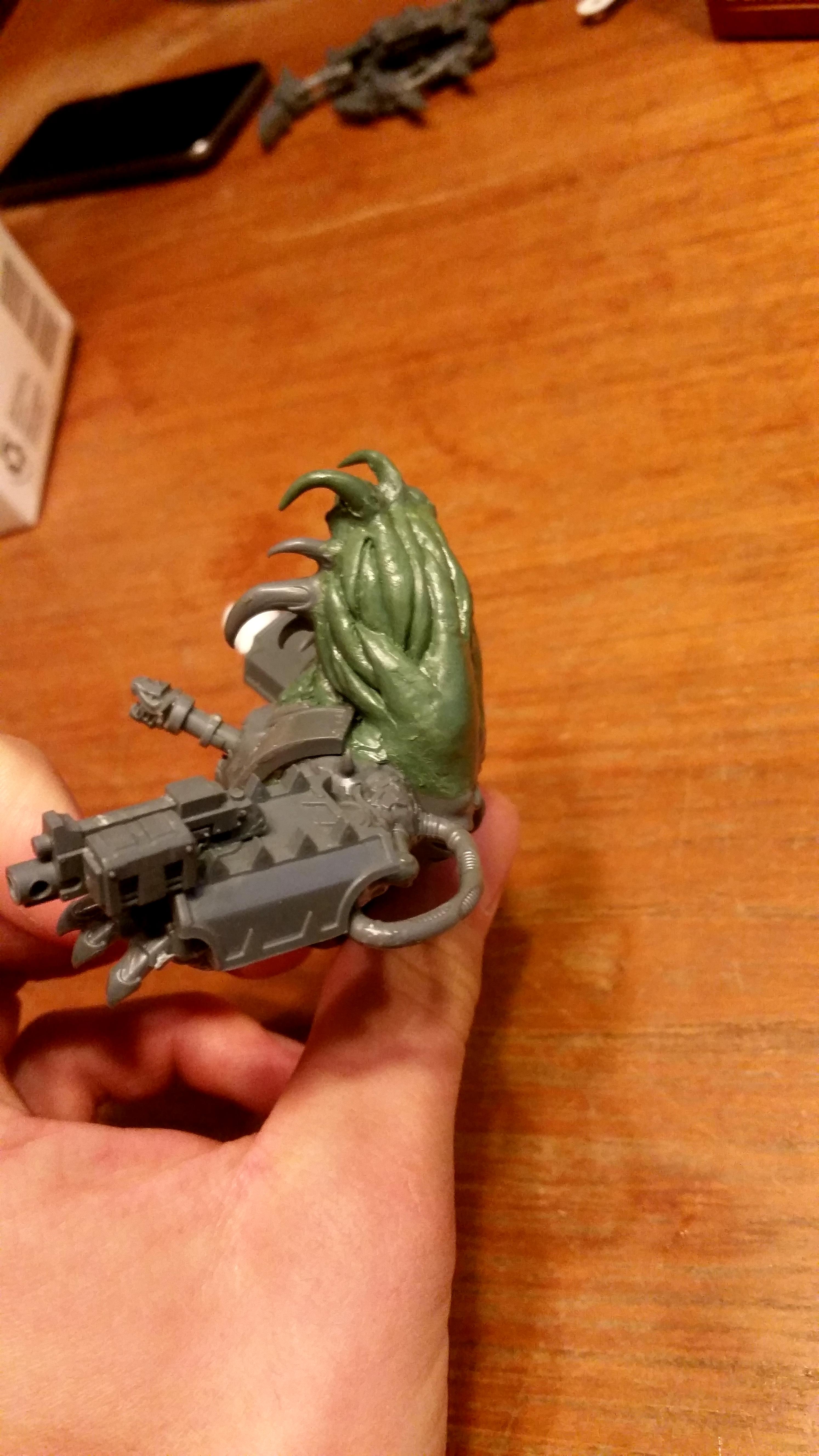 Chaos, Chaos Daemons, Conversion, Daemons, Greenstuff, Soul Grinder, Work In Progress