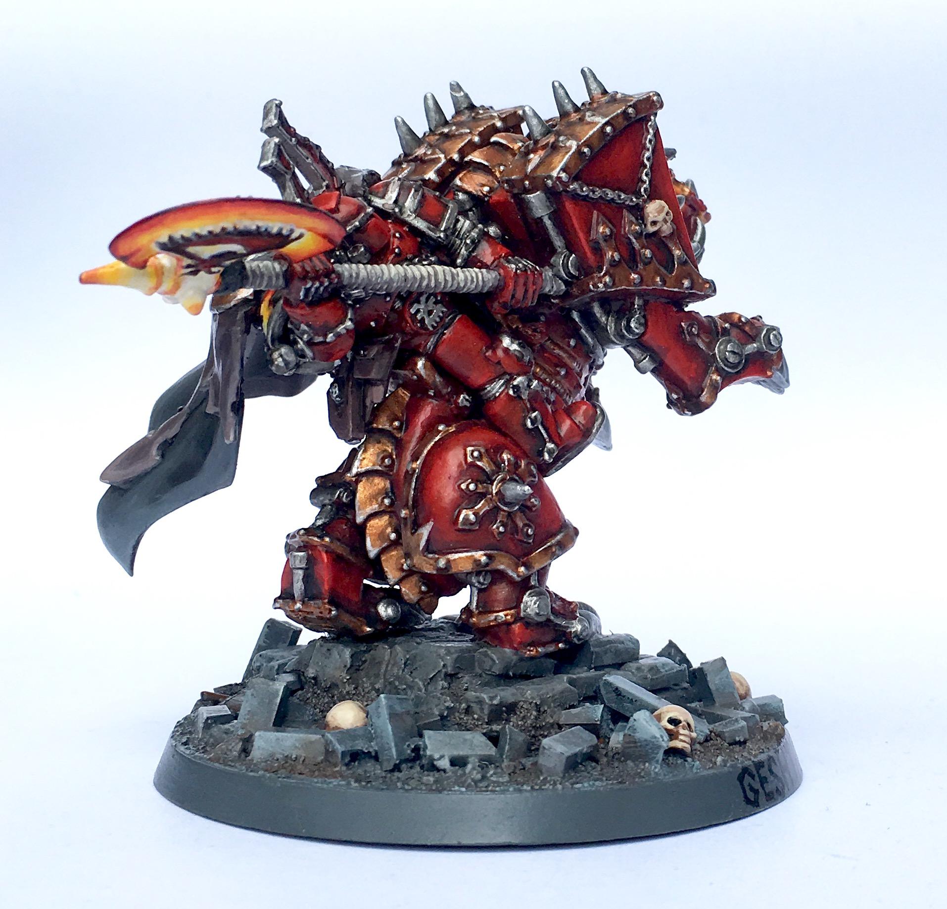 Chaos, Chaos Lord, Chaos Space Marines, Juggernaut, Khorne, Vintage, Word Bearers