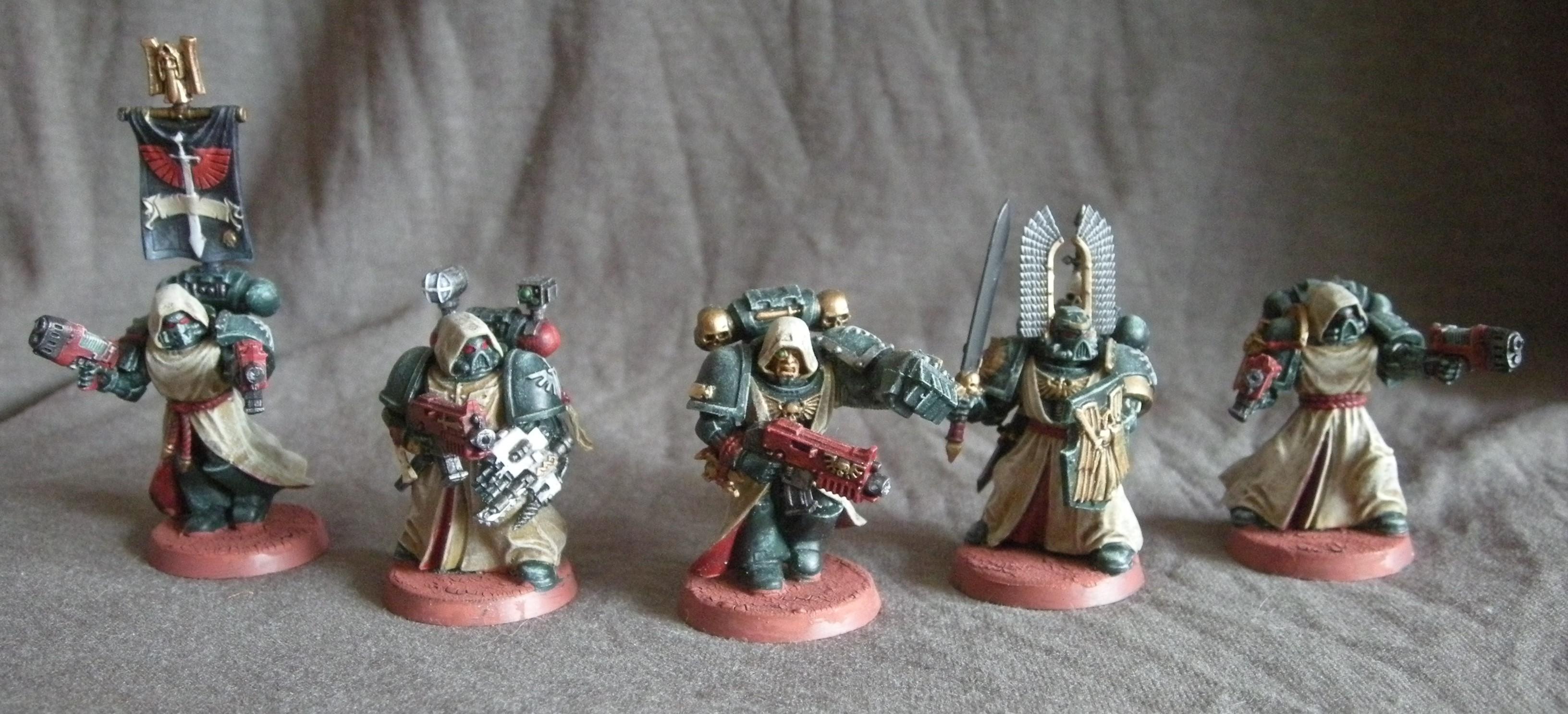 Dark Angels Command Squad. The start of my second DA army