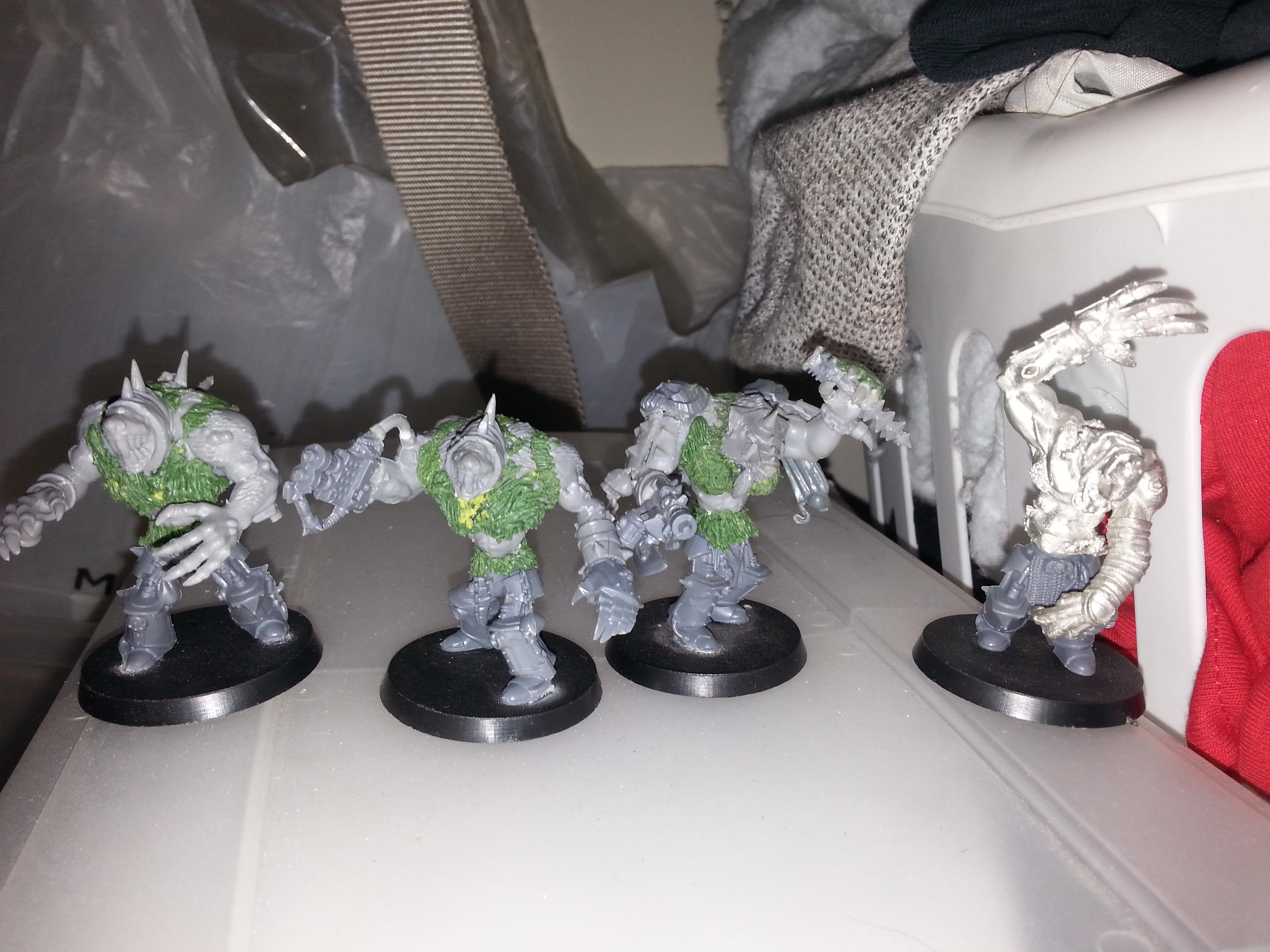 Chaos Space Marines, Conversion, Kitbash, Mutant, Rat Ogre, Skaven, Terminator Armor