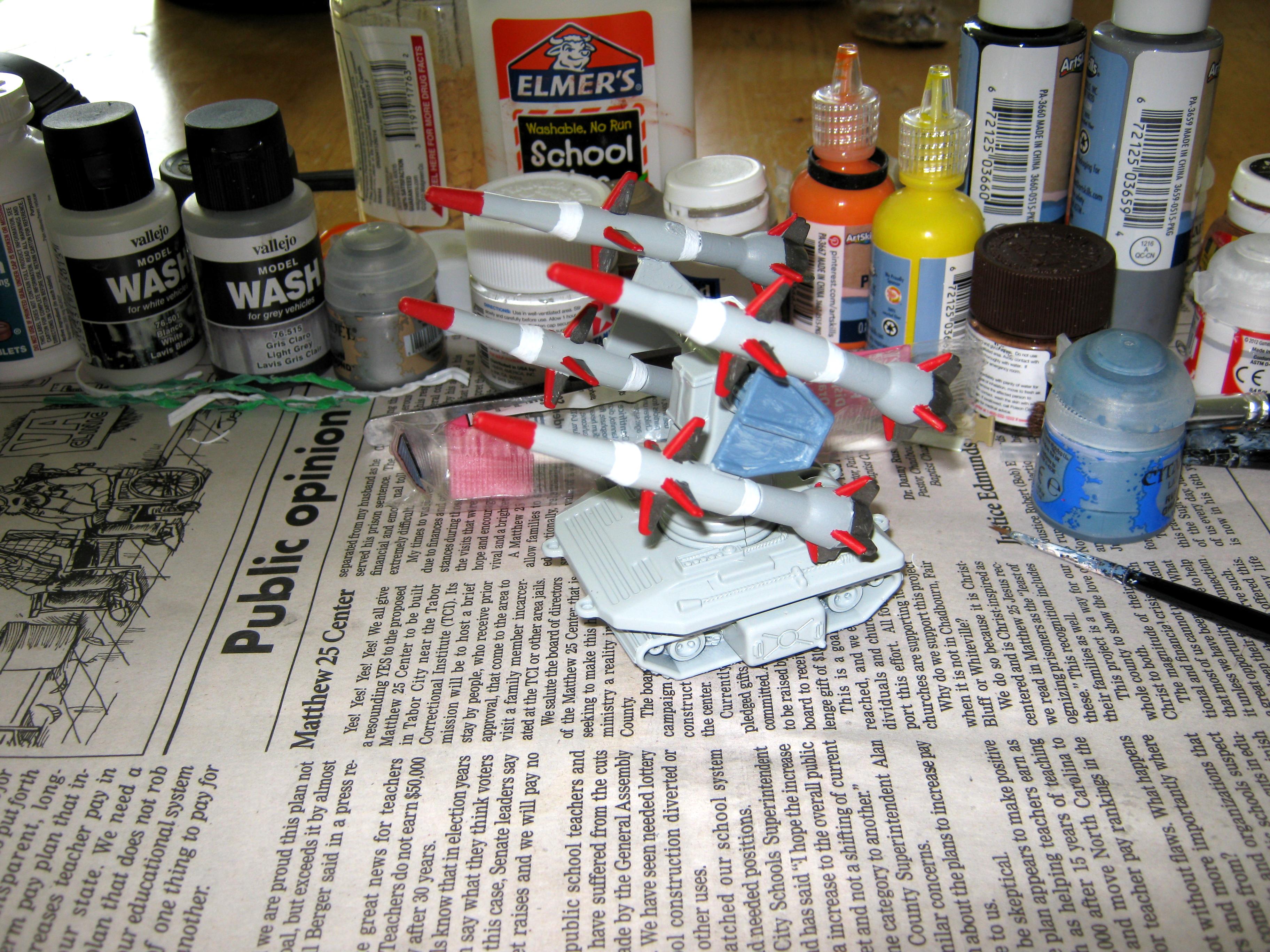 Artillery, Automata, Conversion, Drone, G.i. Joe, Imperial, Missile Launcher, Pac/rat, Remote Weapons System, Self-propelled, Toy