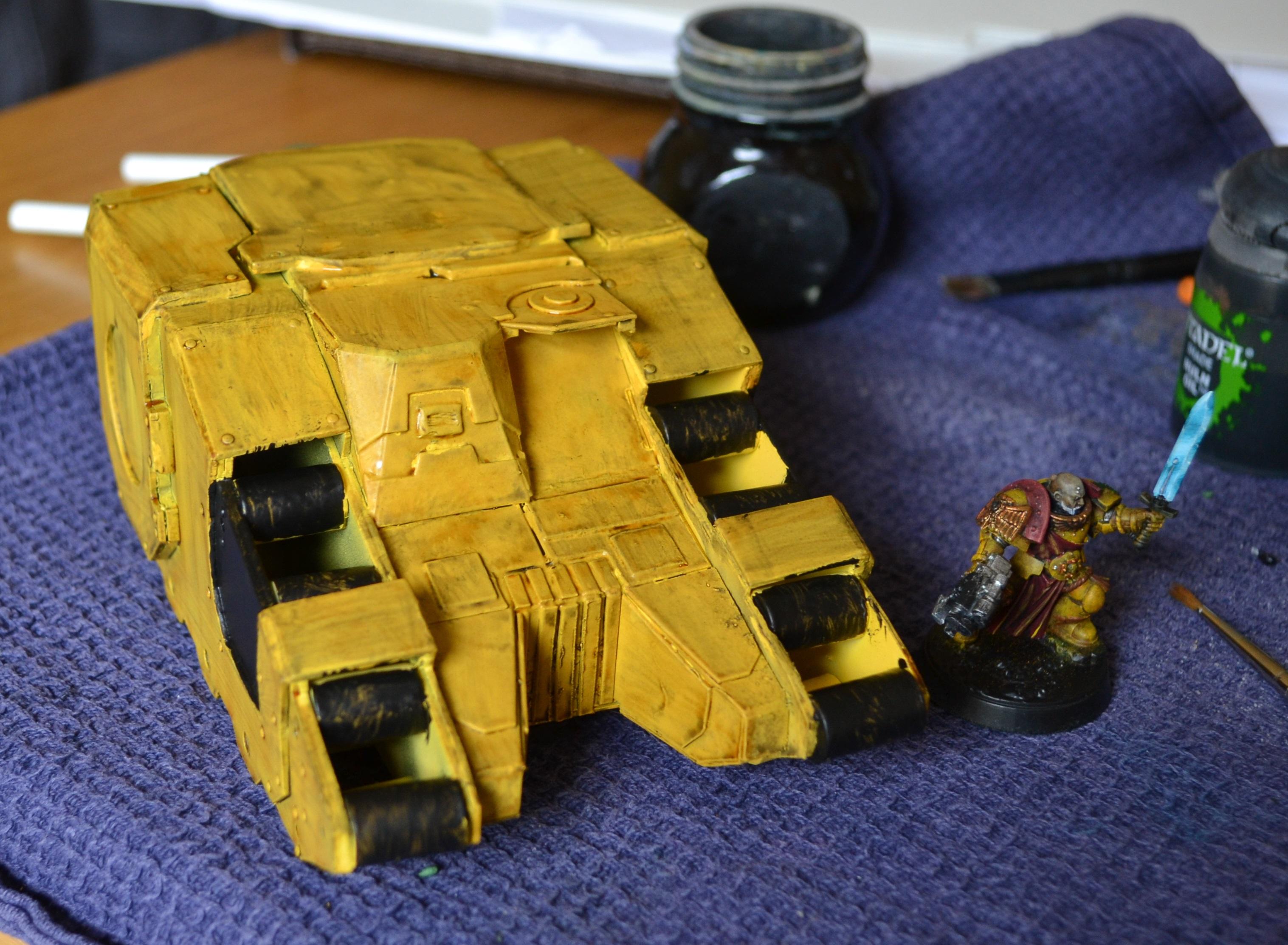 Start of the paint 