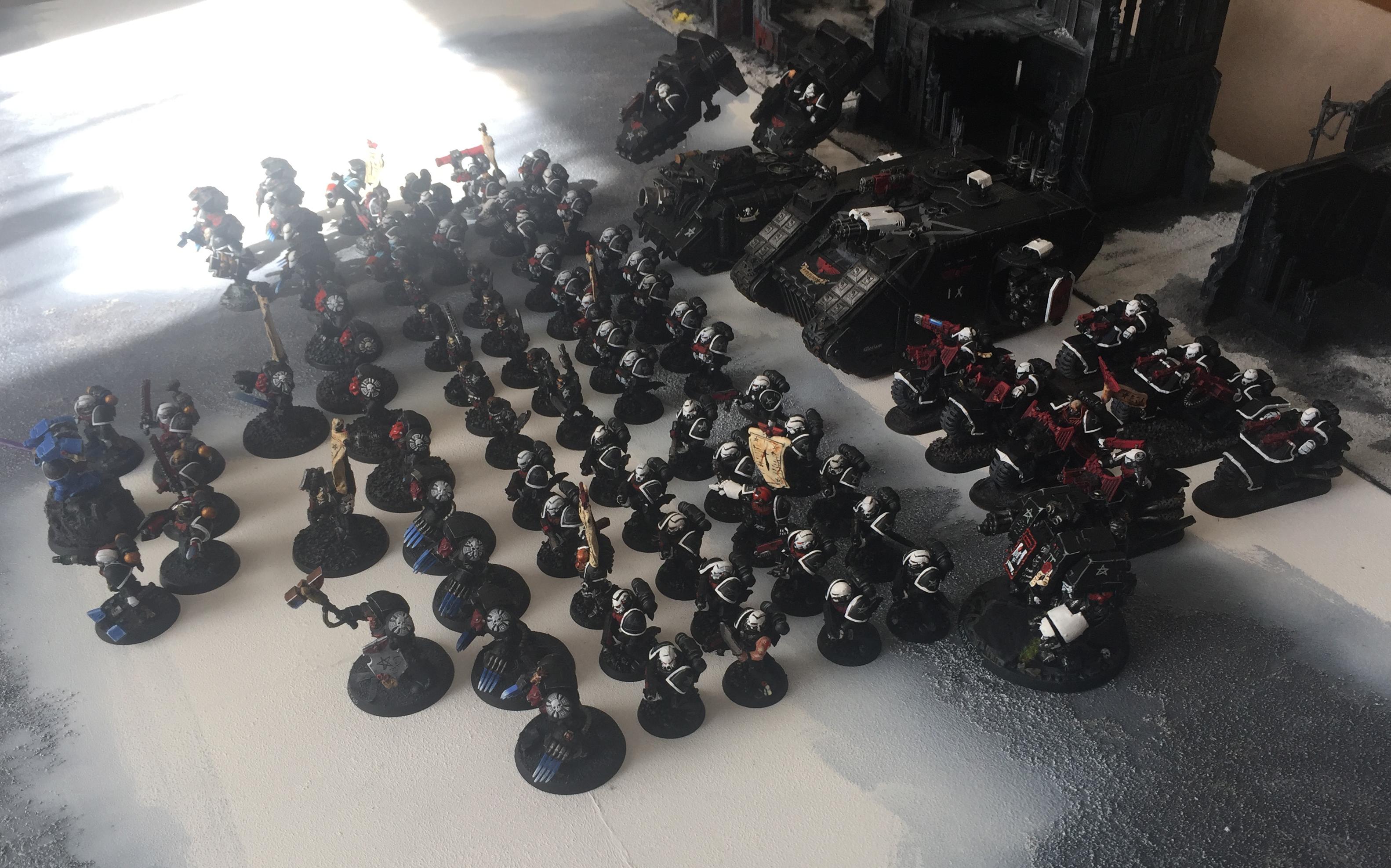 Army, Black, Exorcists, Space Marines, Warhammer 40,000