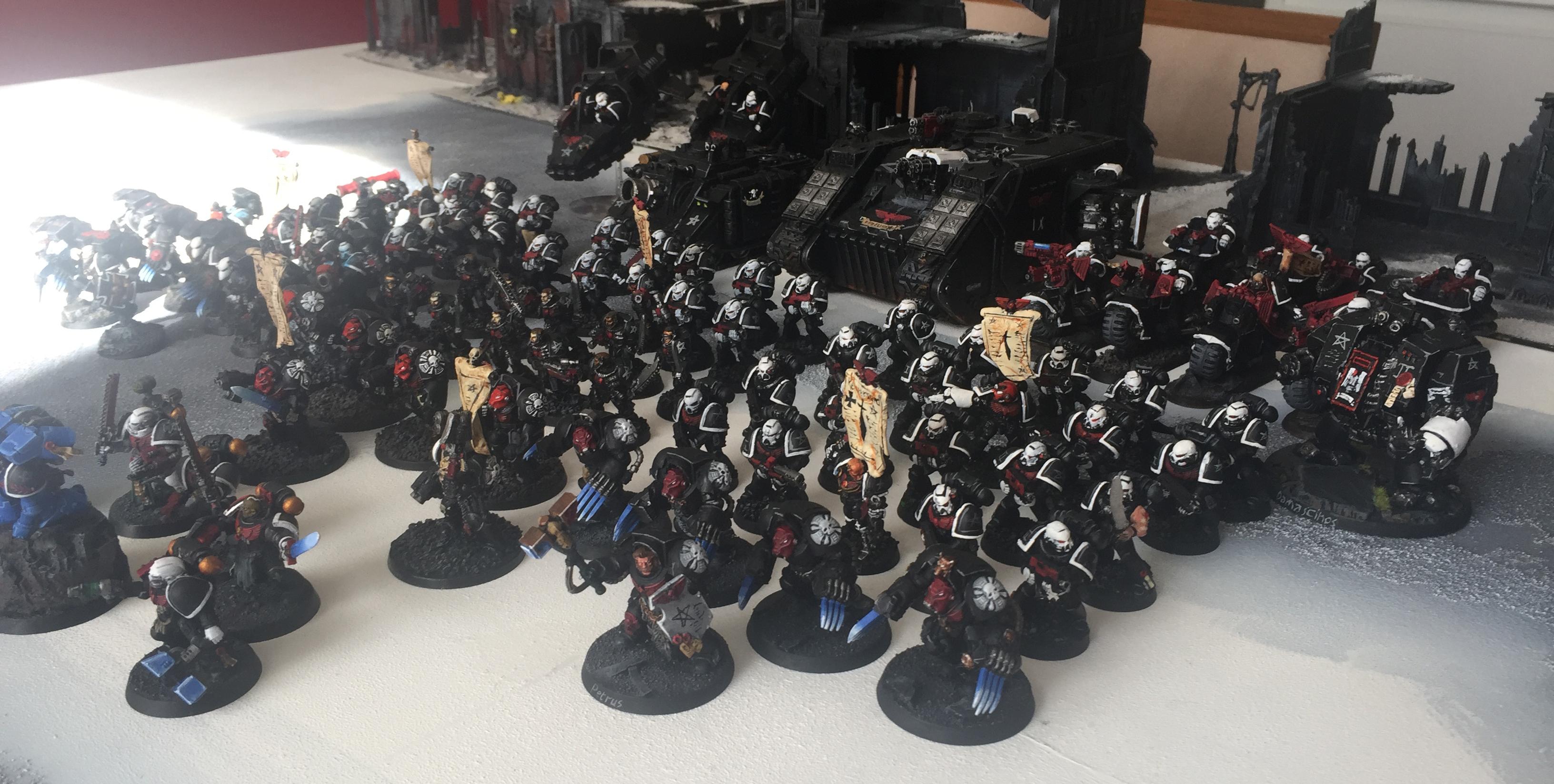 Army, Black, Exorcists, Space Marines, Warhammer 40,000
