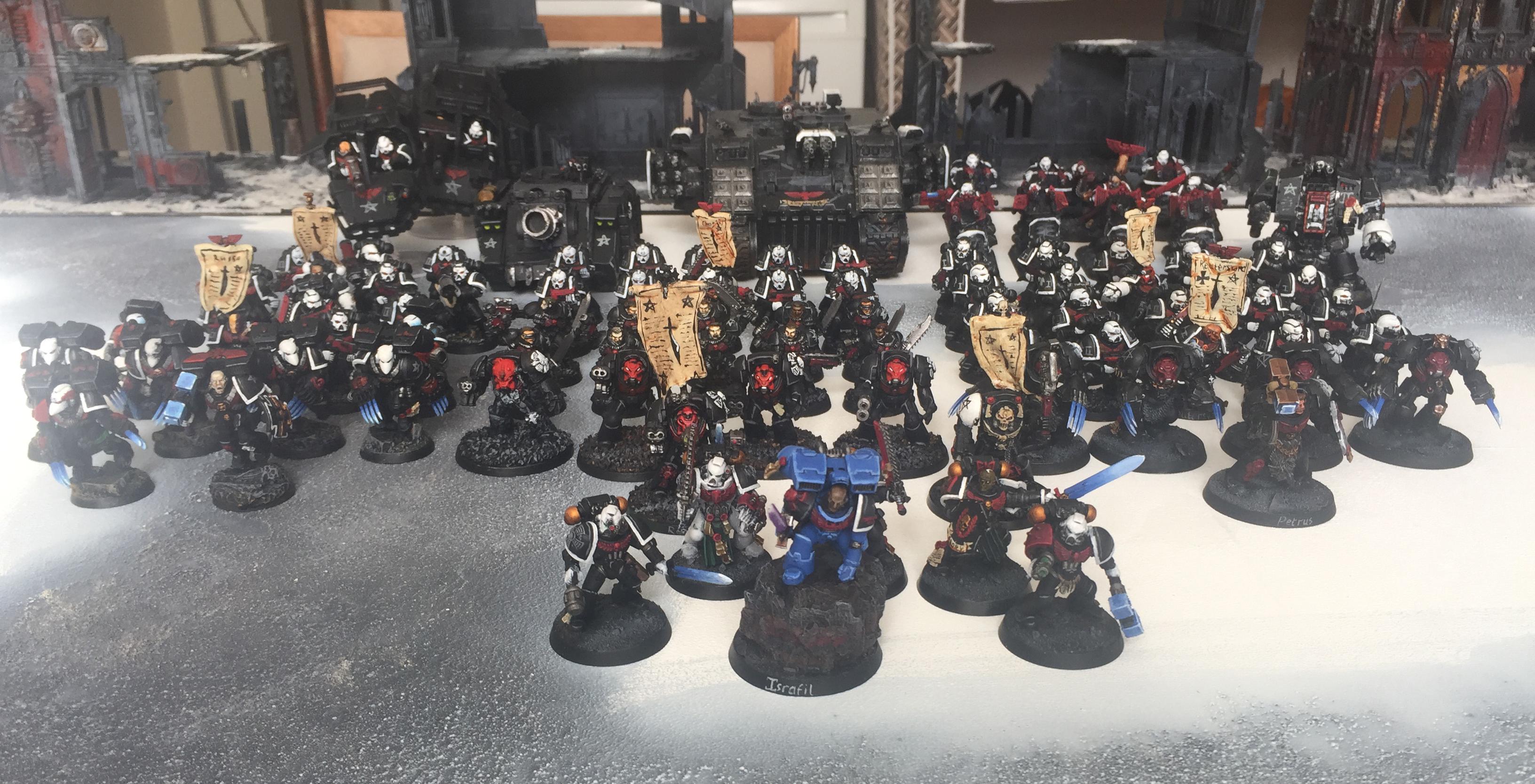 Army, Black, Exorcists, Space Marines, Warhammer 40,000