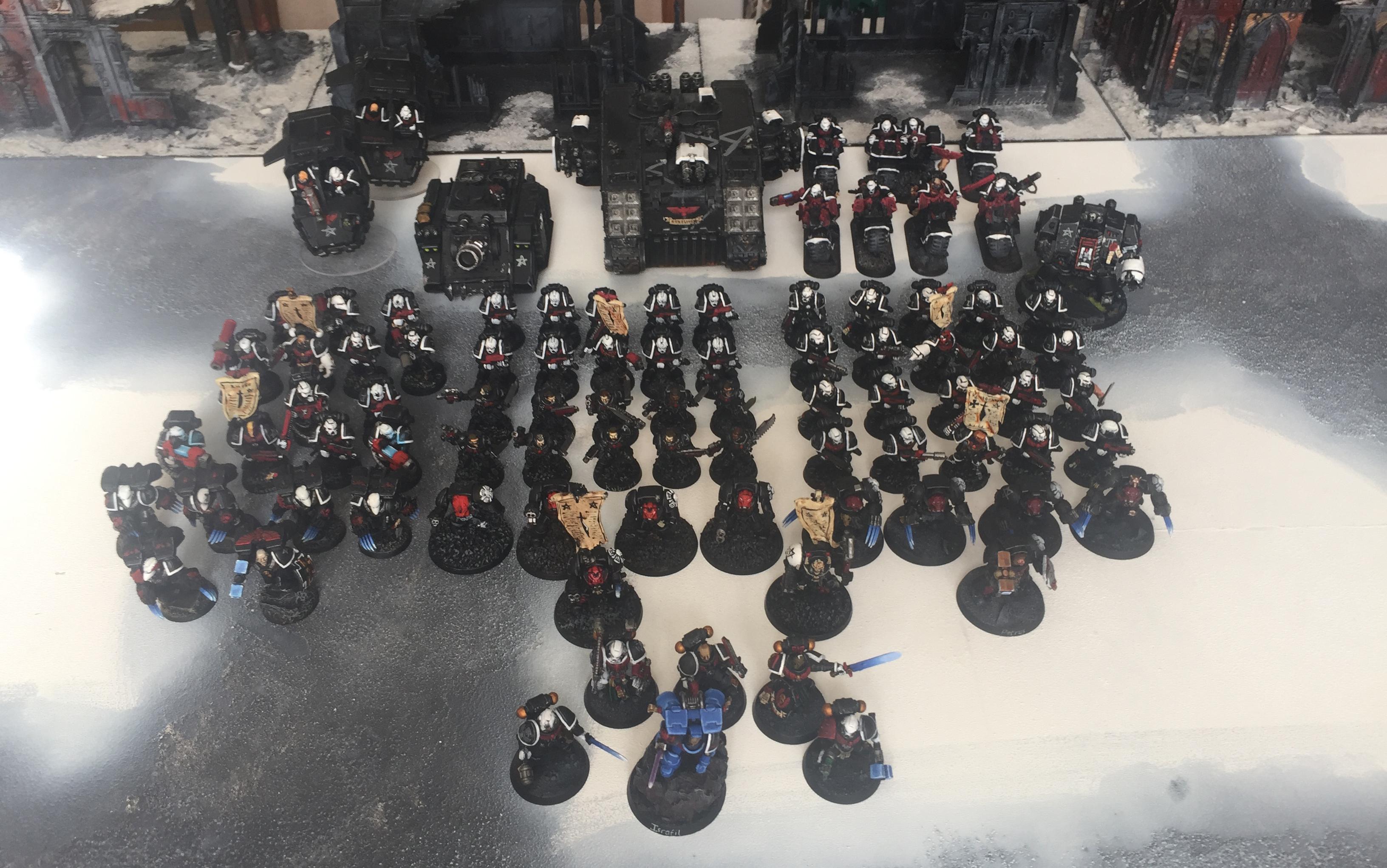 Army, Black, Exorcists, Space Marines, Warhammer 40,000