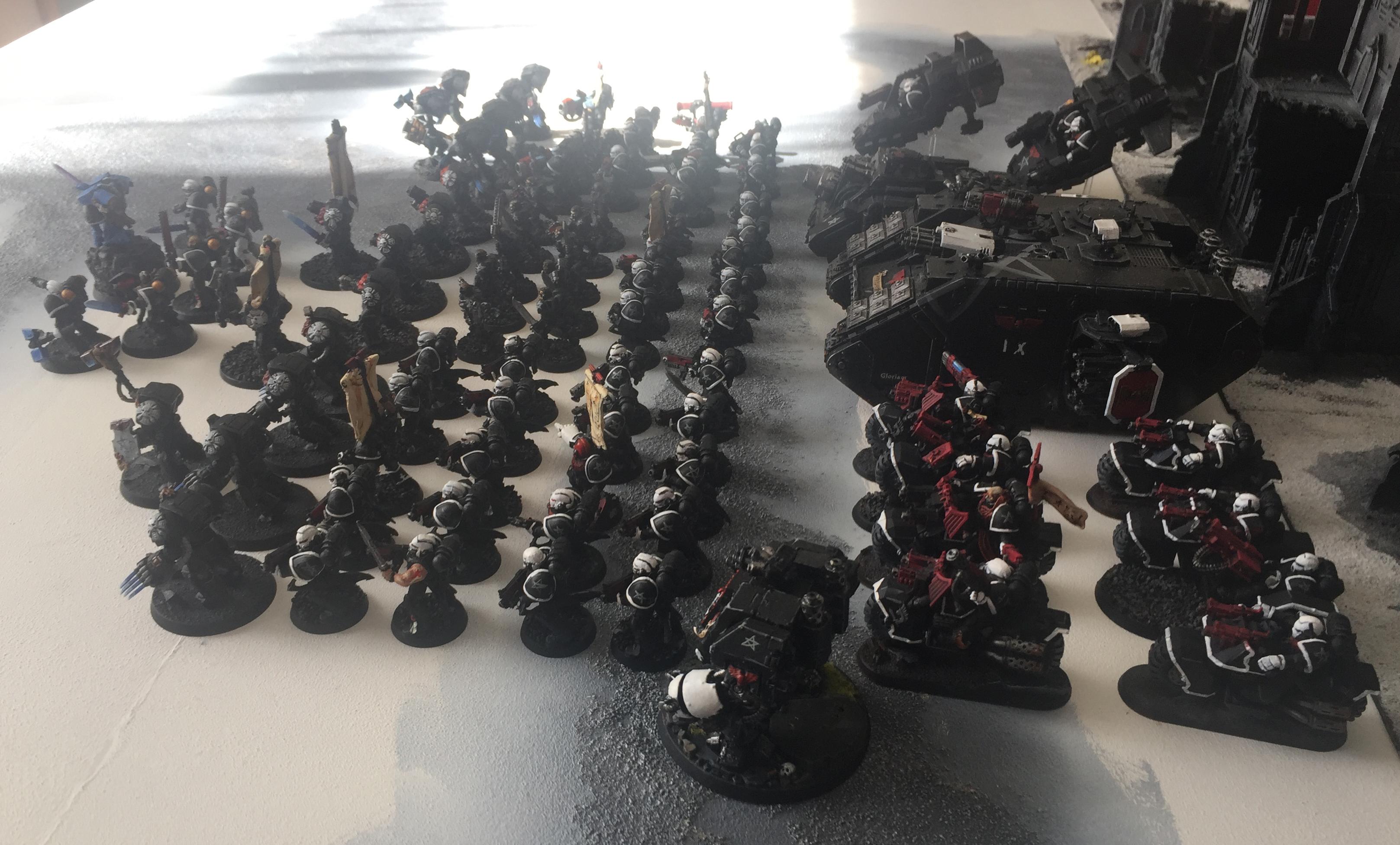 Army, Black, Exorcists, Space Marines, Warhammer 40,000