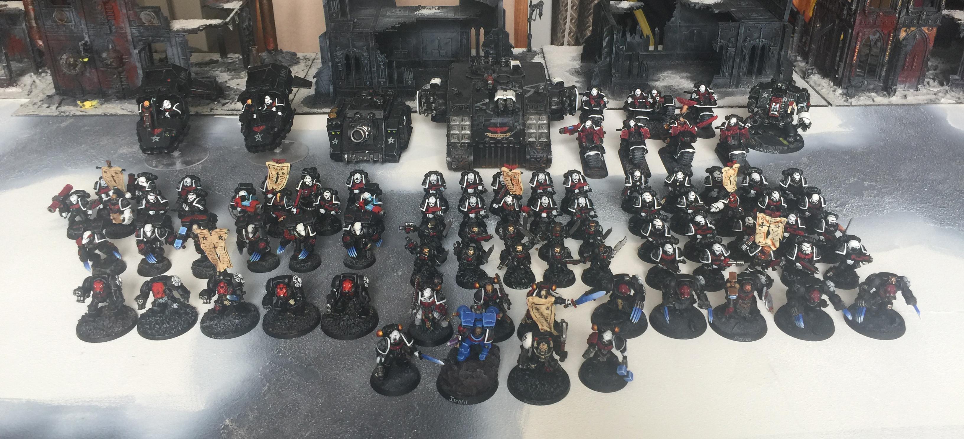 Army, Black, Exorcists, Space Marines, Warhammer 40,000