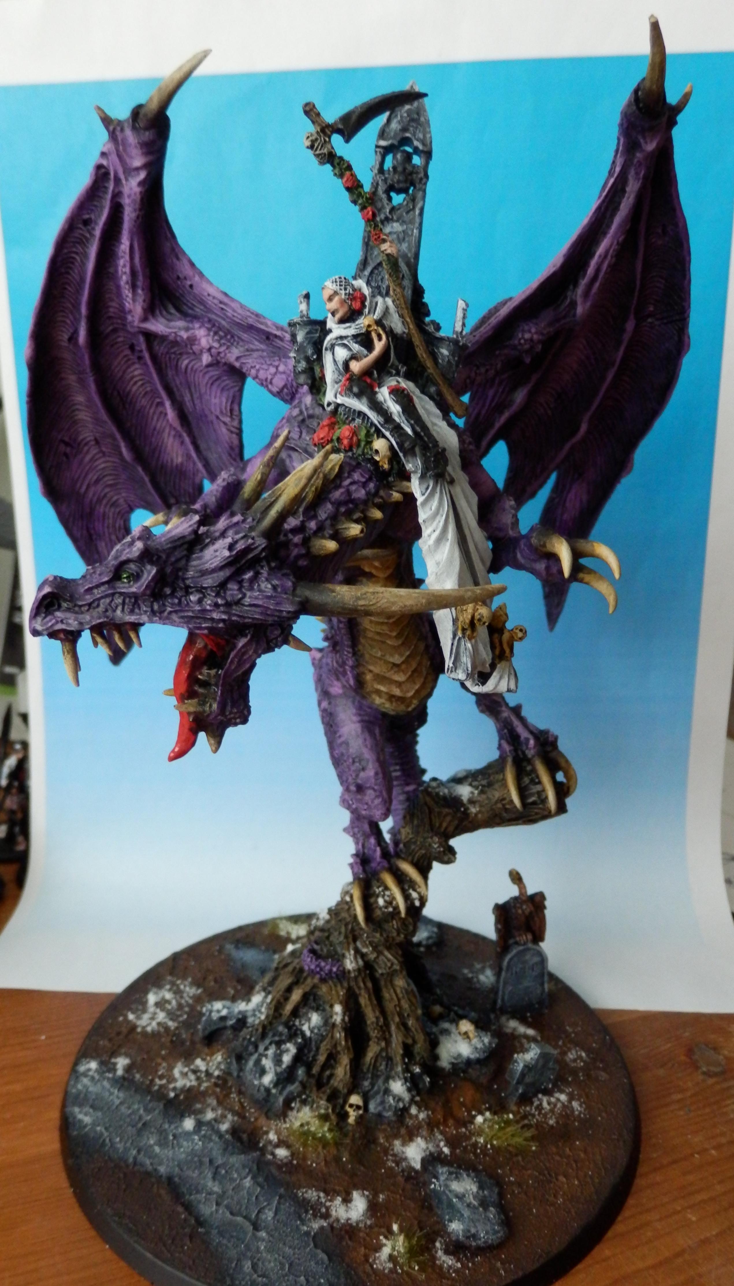 Elspeth On Carmine Dragon, Forge World, Warhammer Fantasy