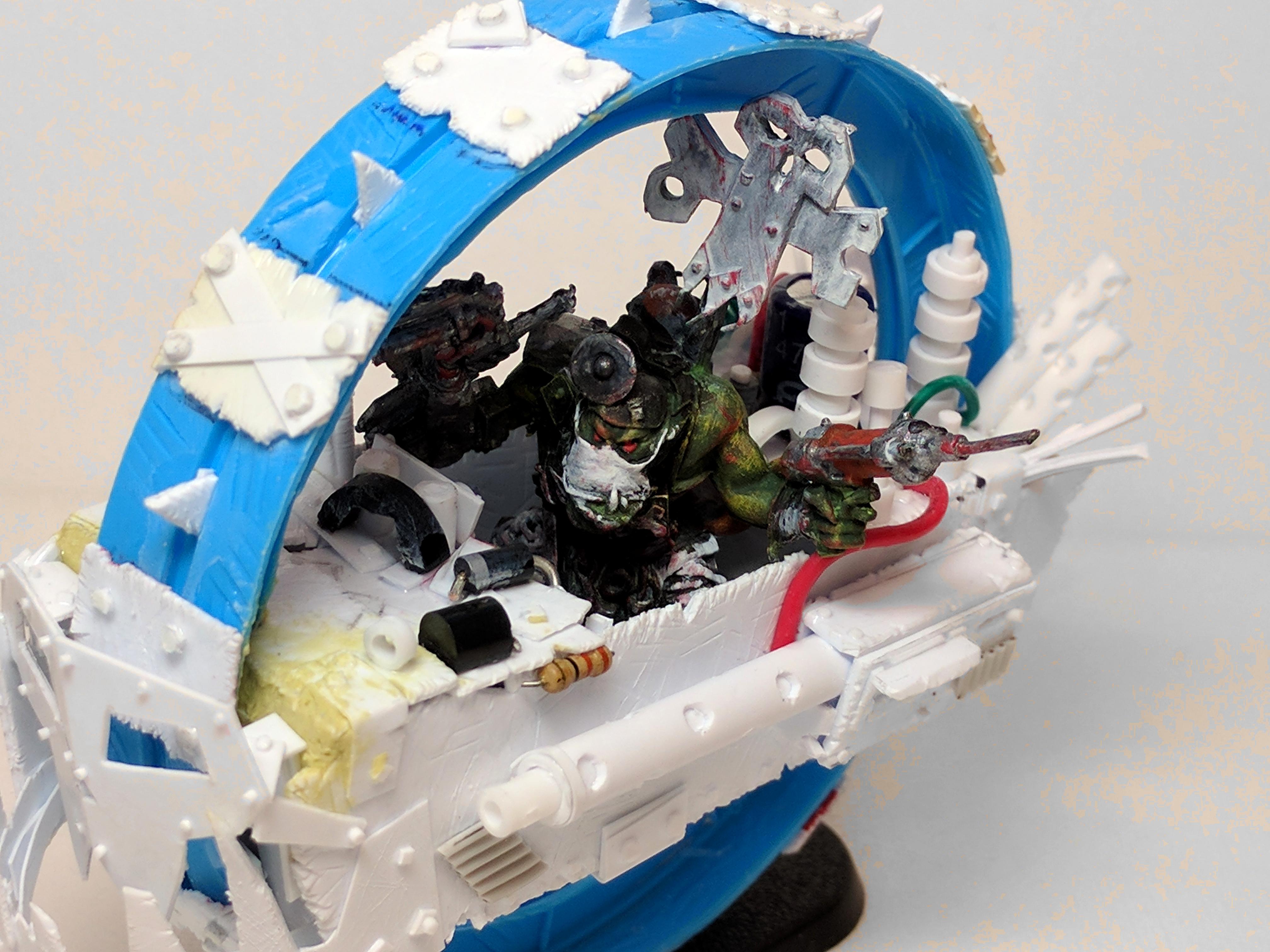 Bike, Monowheel, Orks, Scratch Build, Warbike, Work In Progress