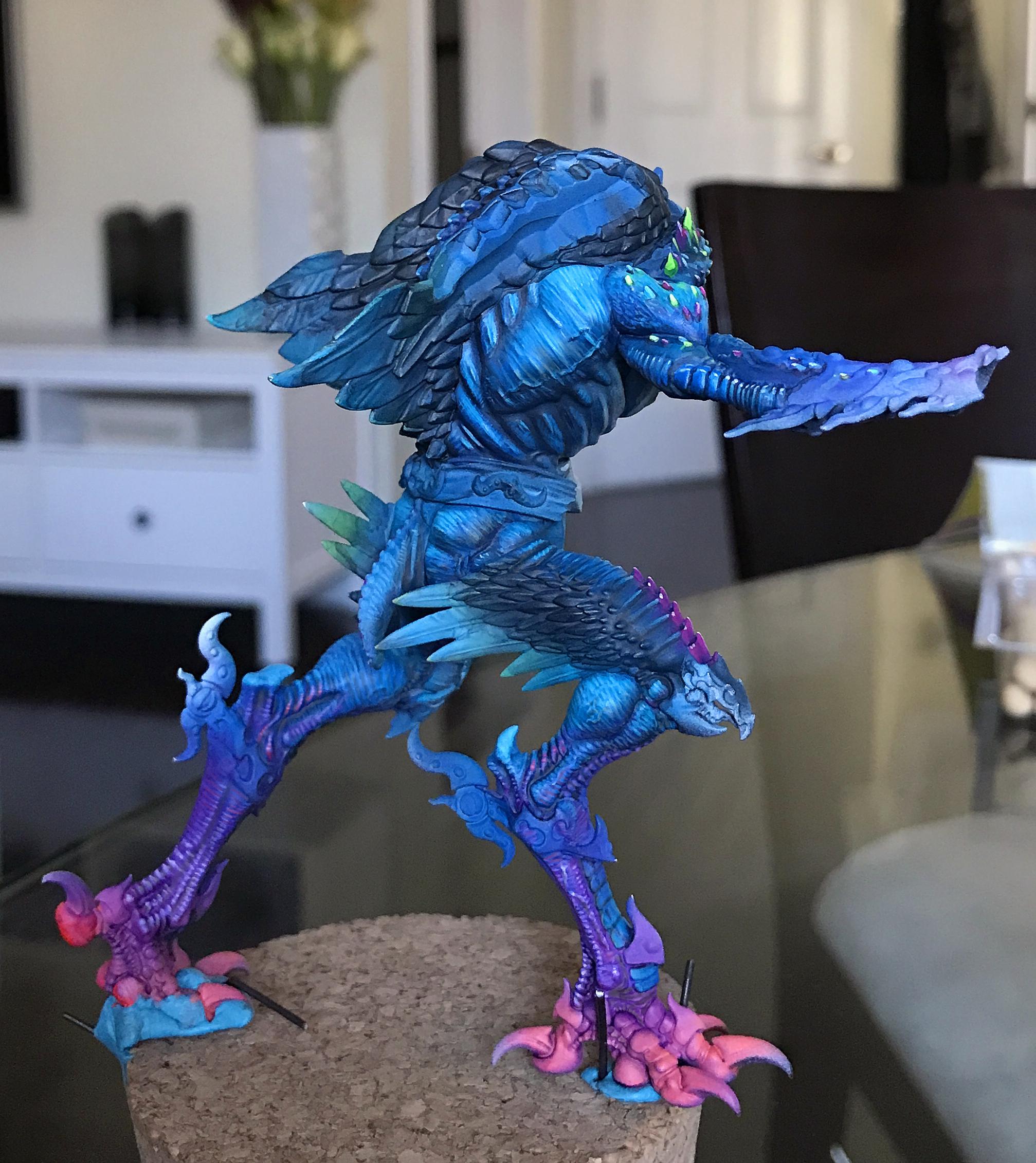 Daemons, Greater Daemon, Loc, Lord Of Change, Tzeentch, Work In Progress