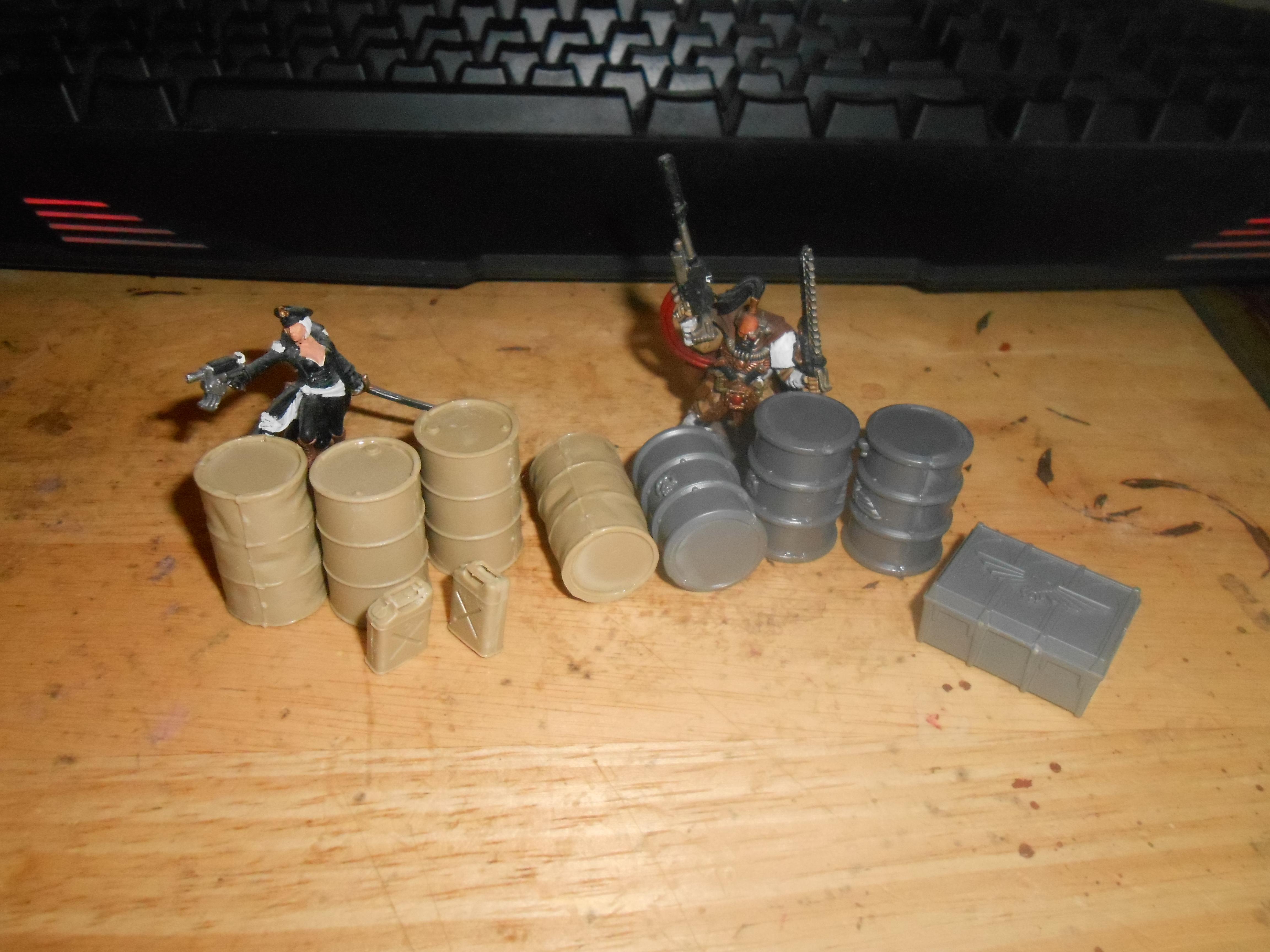 Barrel, Oil, Scale, Tamiya, Terrain