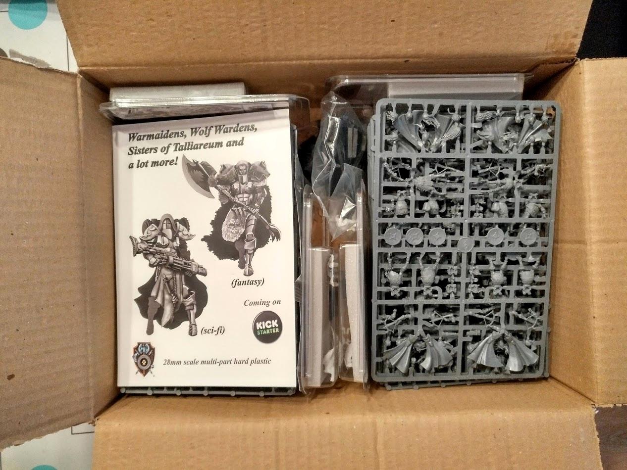 Female, Plastic, Shield Maidens, Sprue