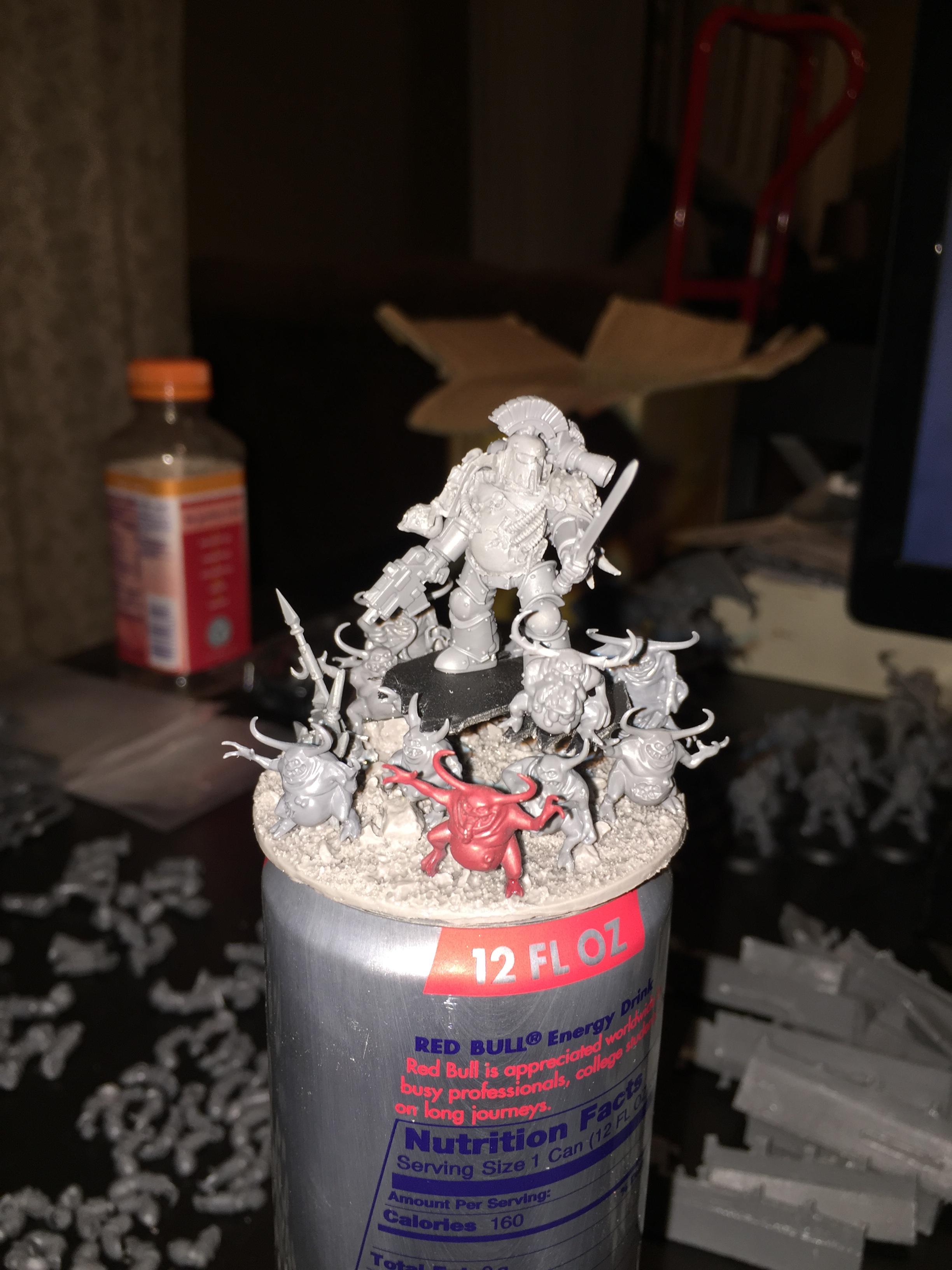Made my own palanquin for a Nurgle Lord