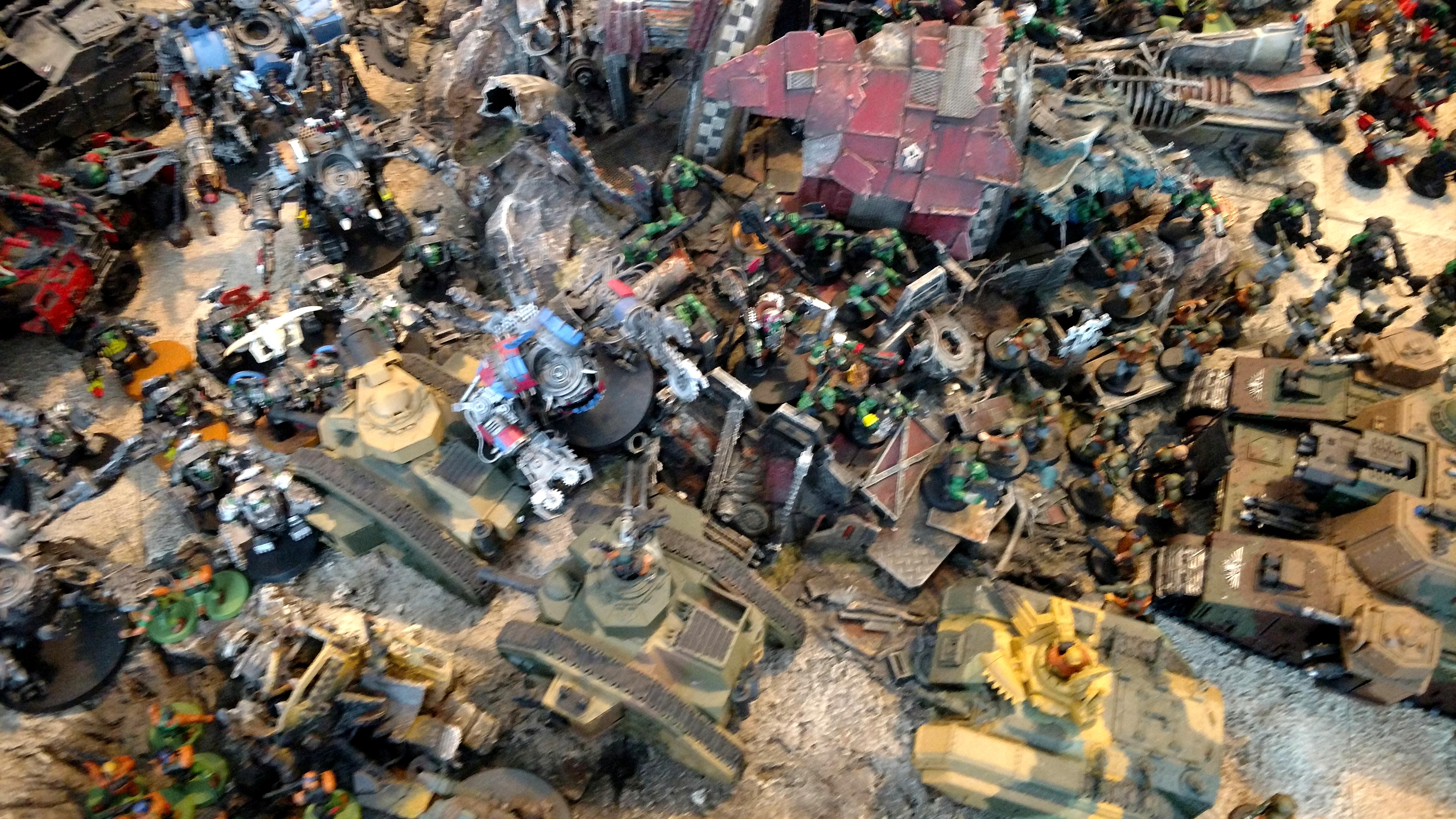 Imperial Guard, Ork Fort, Orks, Warhammer 40,000