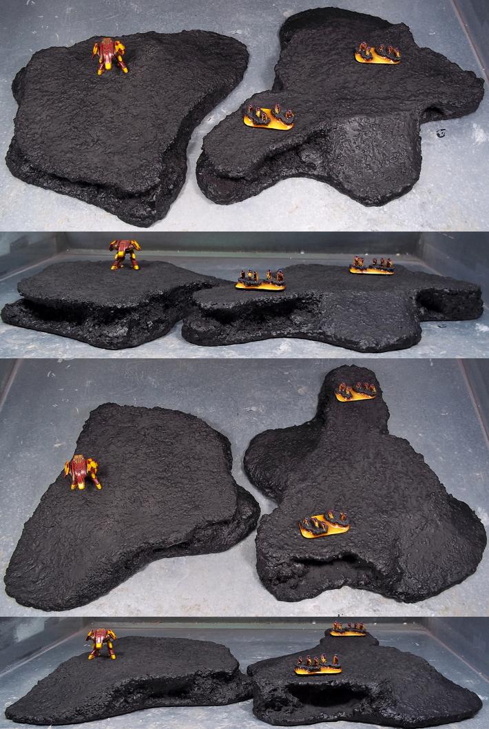Dropzone Commander, Dzc, Lava, Terrain, Volcano