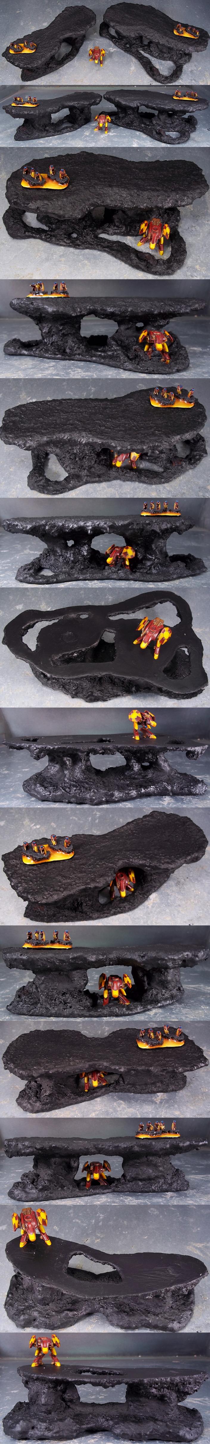 Dropzone Commander, Dzc, Lava, Terrain, Volcano