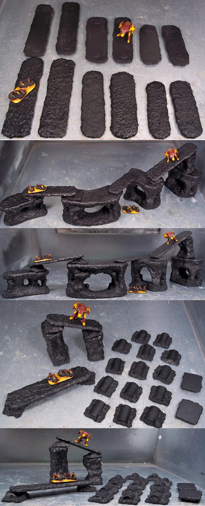 Dropzone Commander, Dzc, Lava, Terrain, Volcano