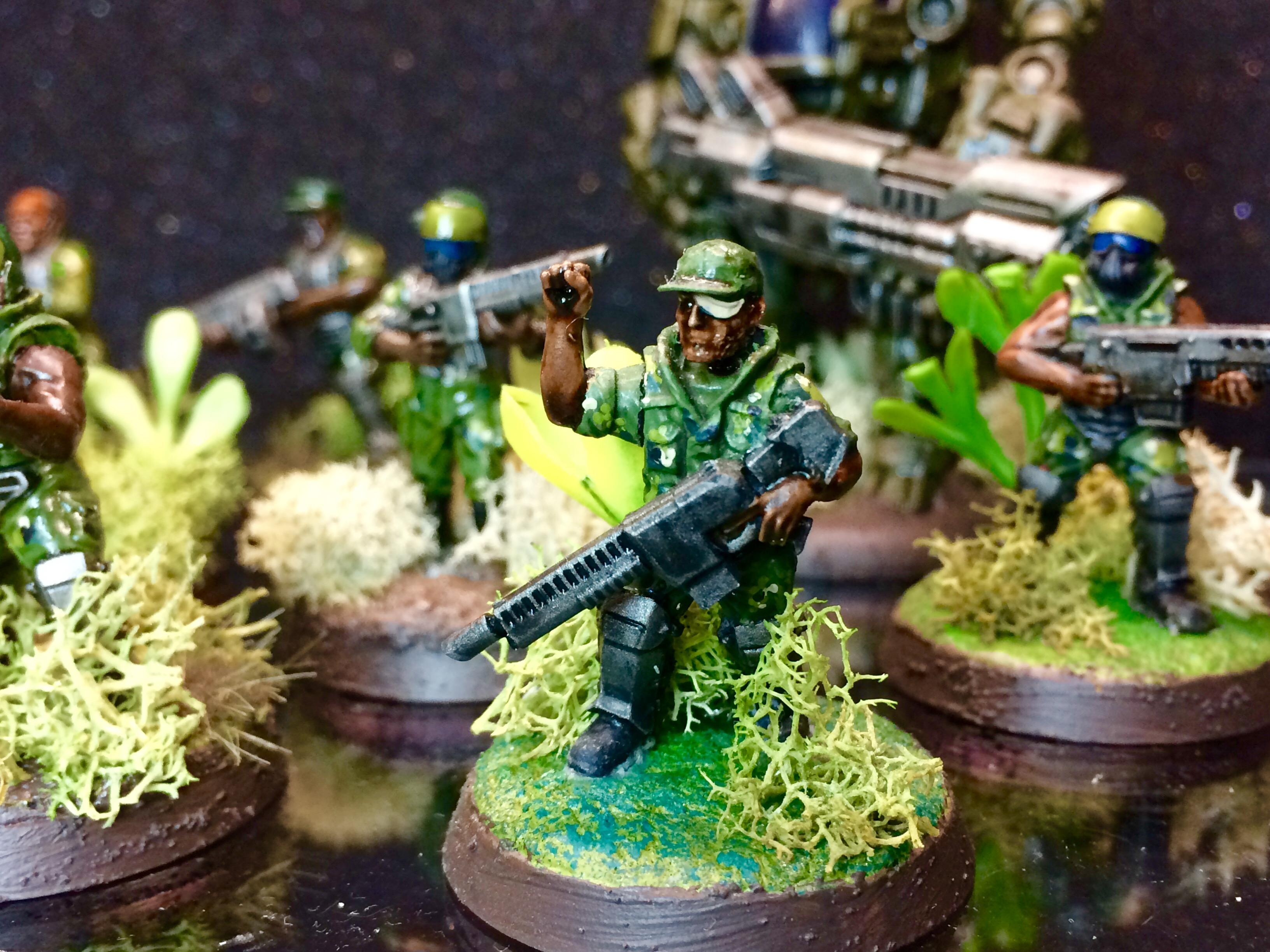 Avatar, Avatar Security Forces, Catachan, Danamian Jungle Fighters, Jungle, Mad Robot, Mad Robot Colonial Defense Force, Security Forces