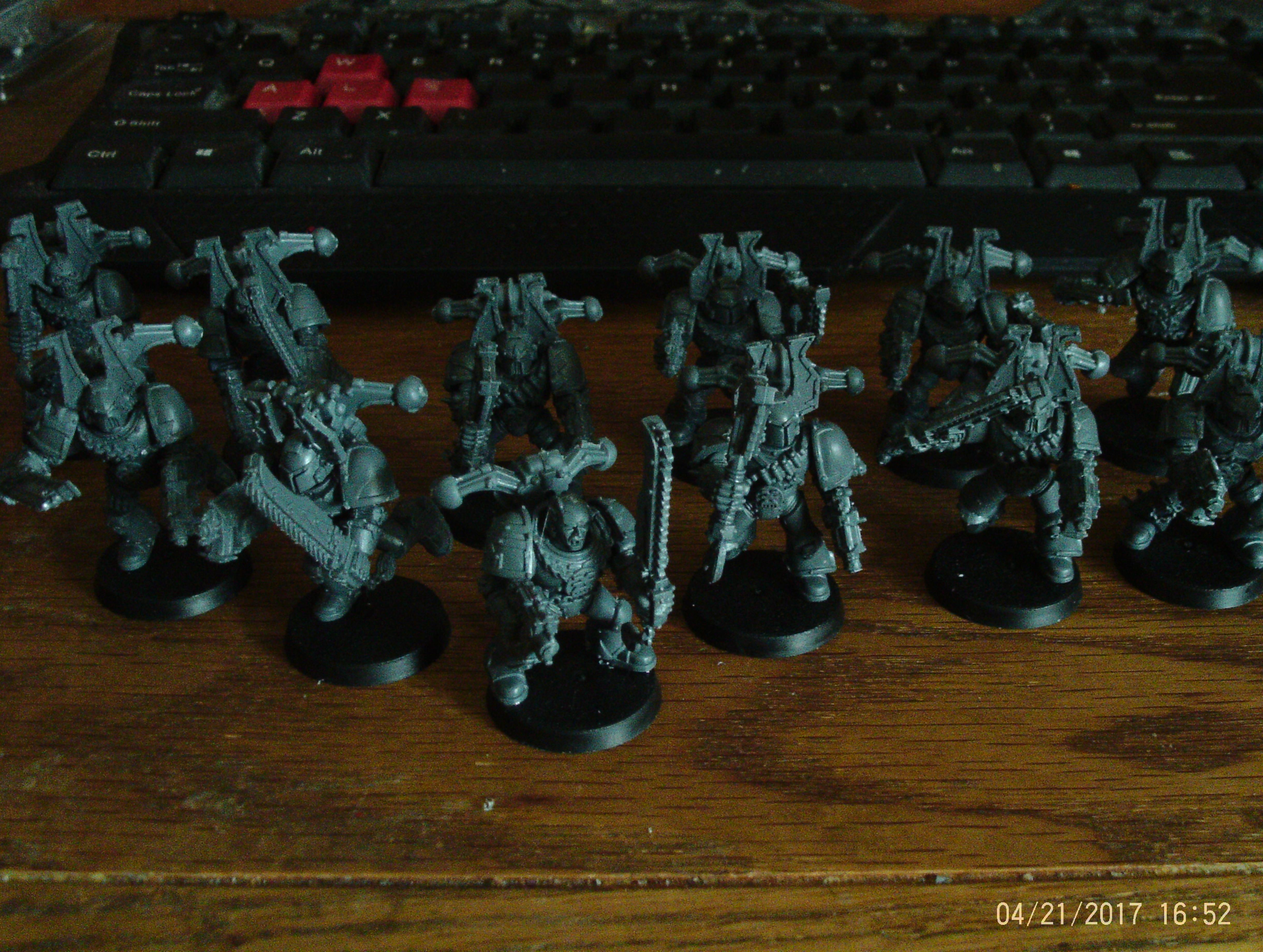 Khorne Berzerkers assembled