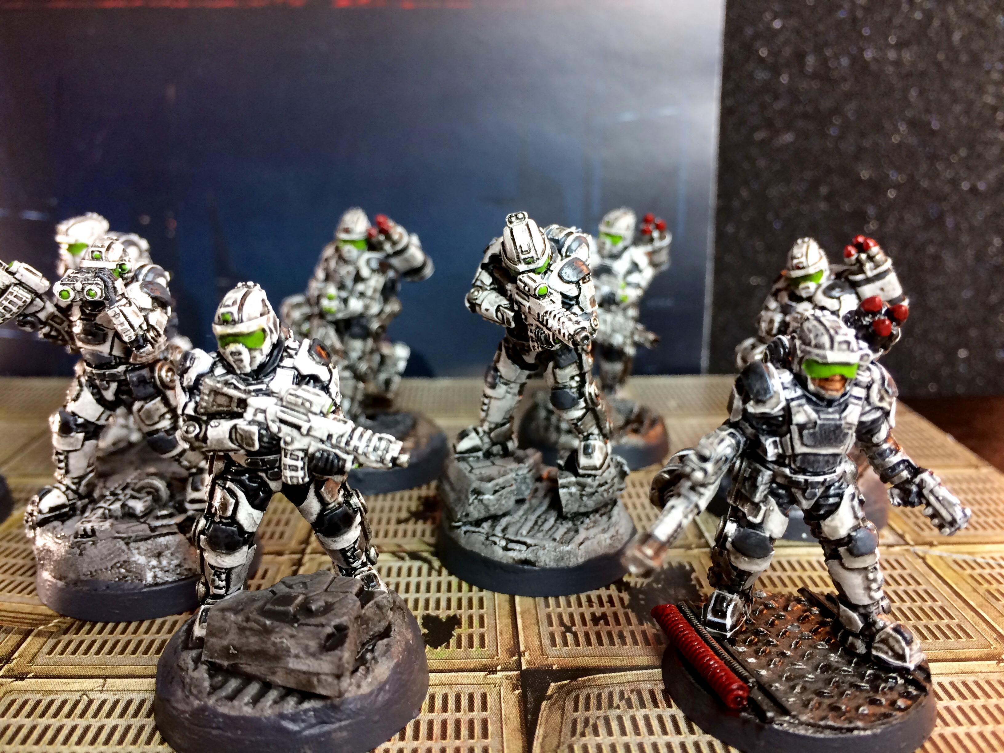 Afterlife, Anvil Industry, Tracer Exo-mechs, Unity Council