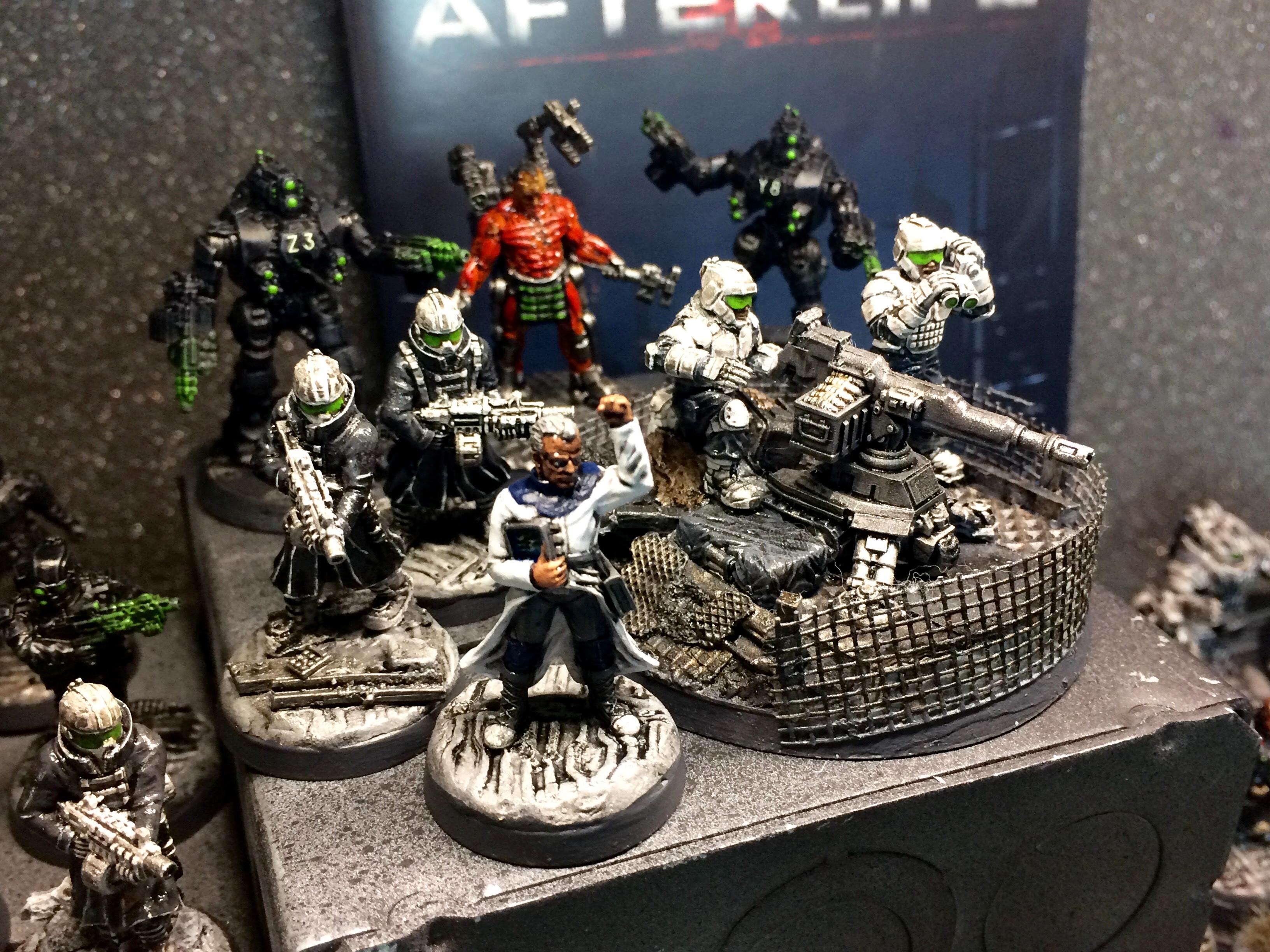 Afterlife, Anvil Industry, Bastion Support Platform, Ephraim Bolivar, Jakys Thorne, The Mechanic, Unity Council, Unity Guard, Warden Autonomous Mechs