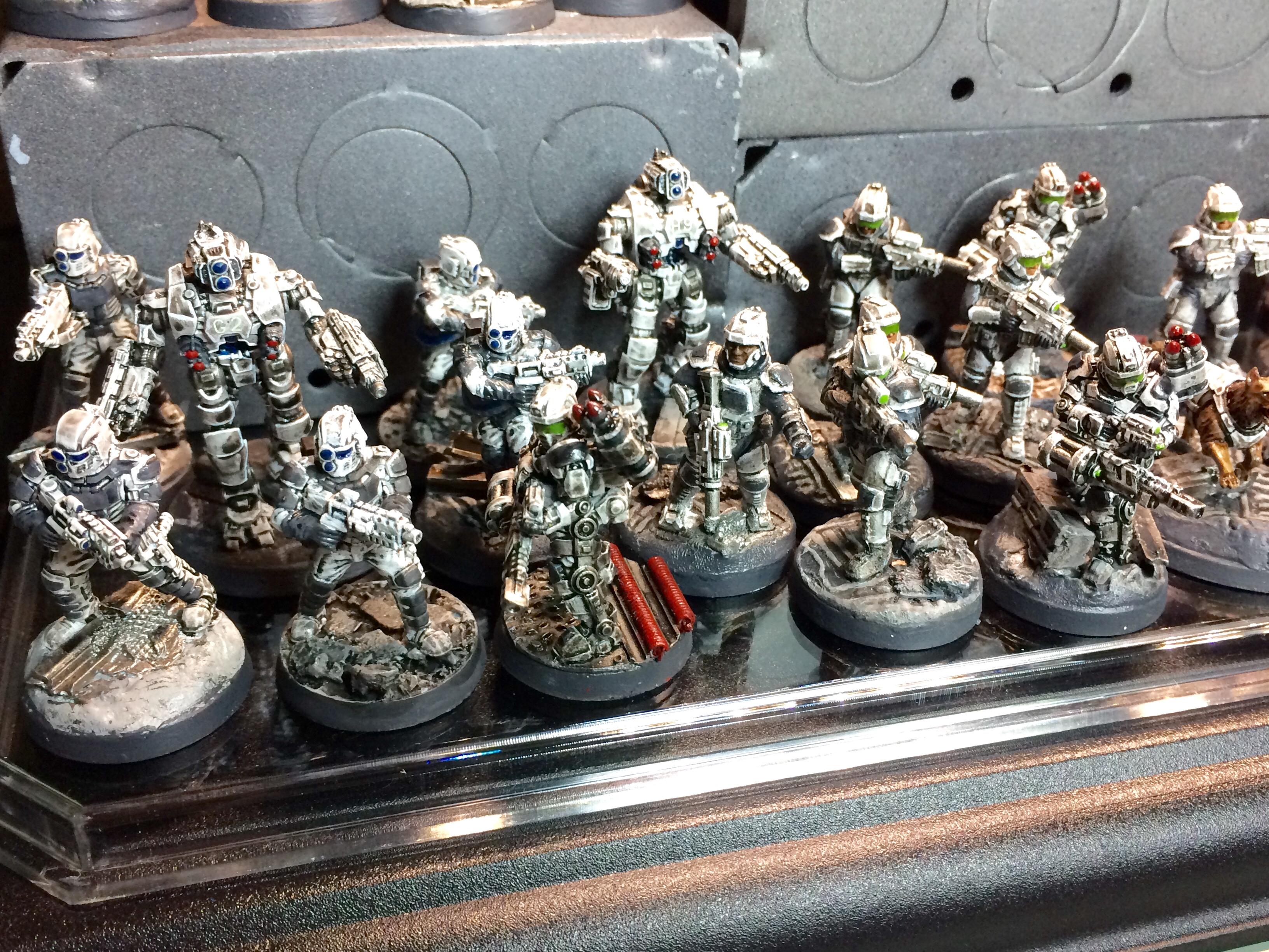 Afterlife, Anvil Industry, Ellenor Renard, Tracer Exo-mech, Unity Council, Unity Council Marines
