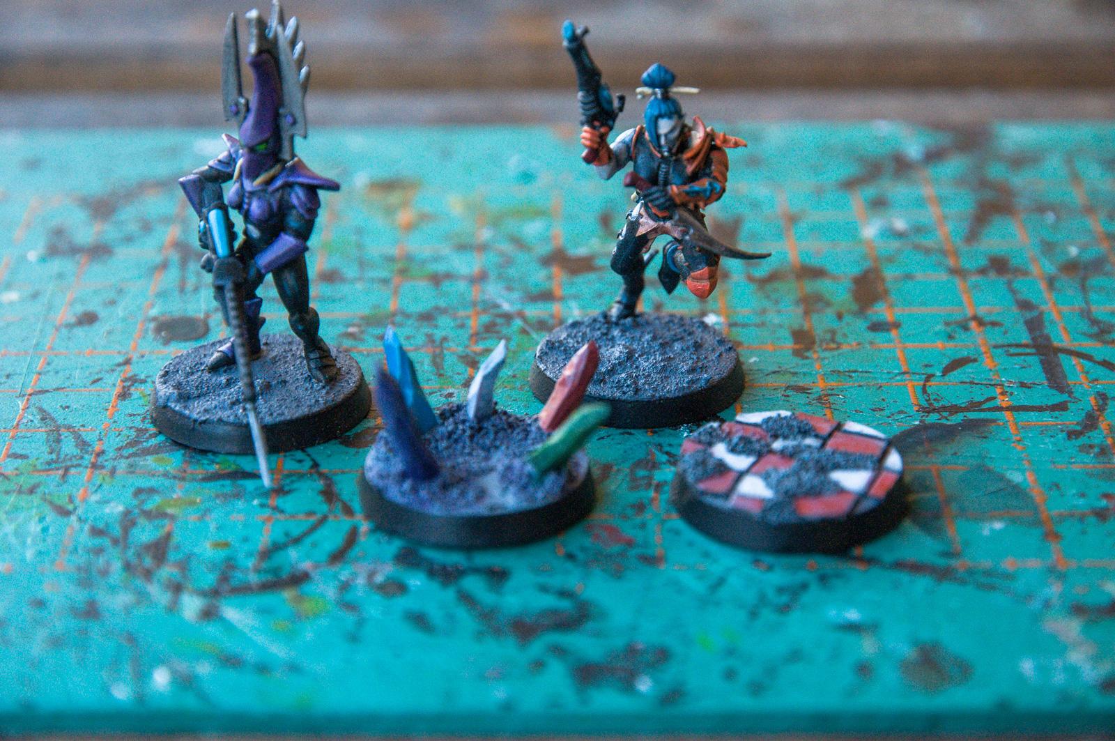 Base, Dark Eldar, Kabalite Warriors, Work In Progress, Works In Progress, Wyches
