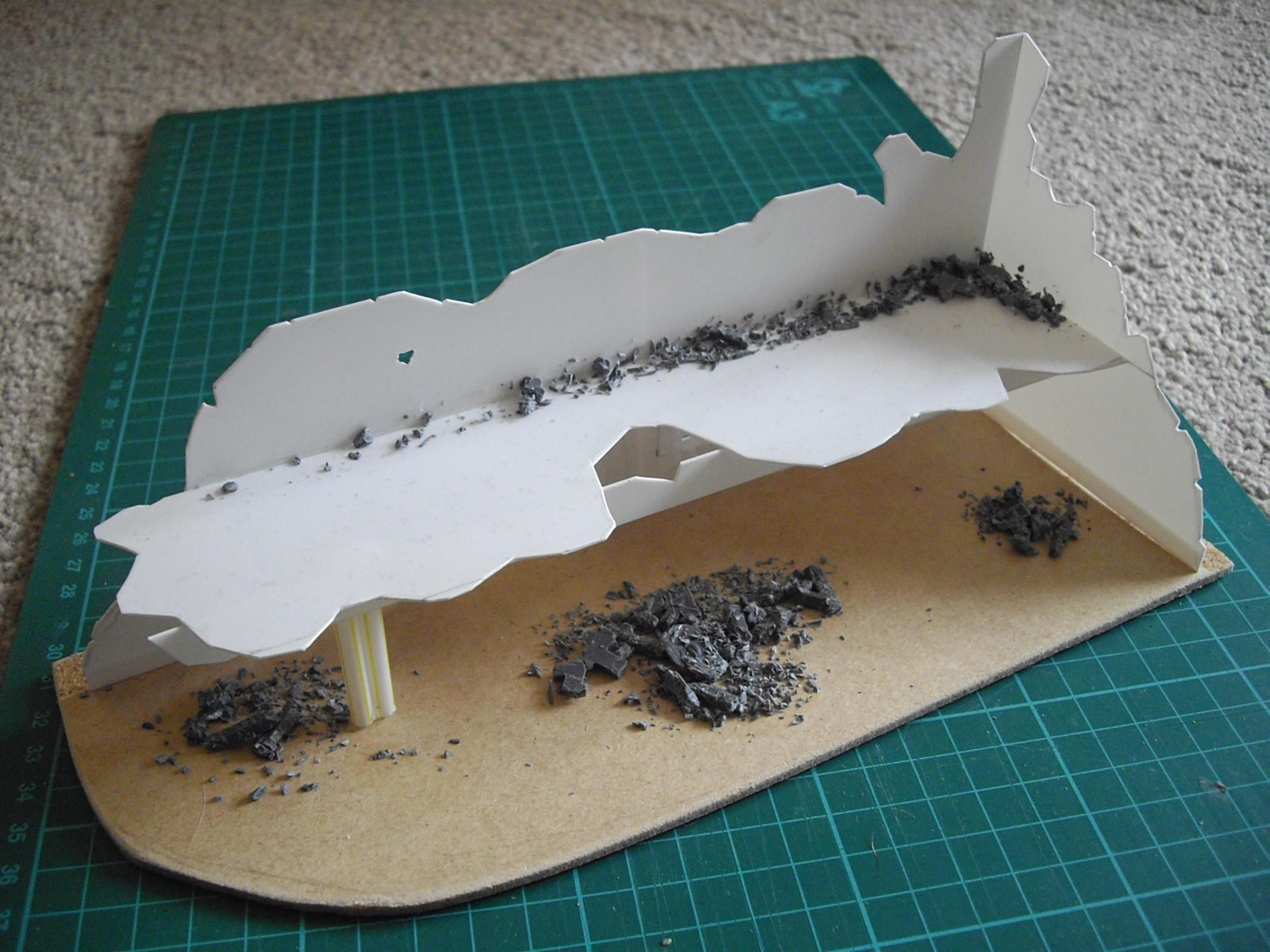 40k Terrain, Ruins, Ruins WIP