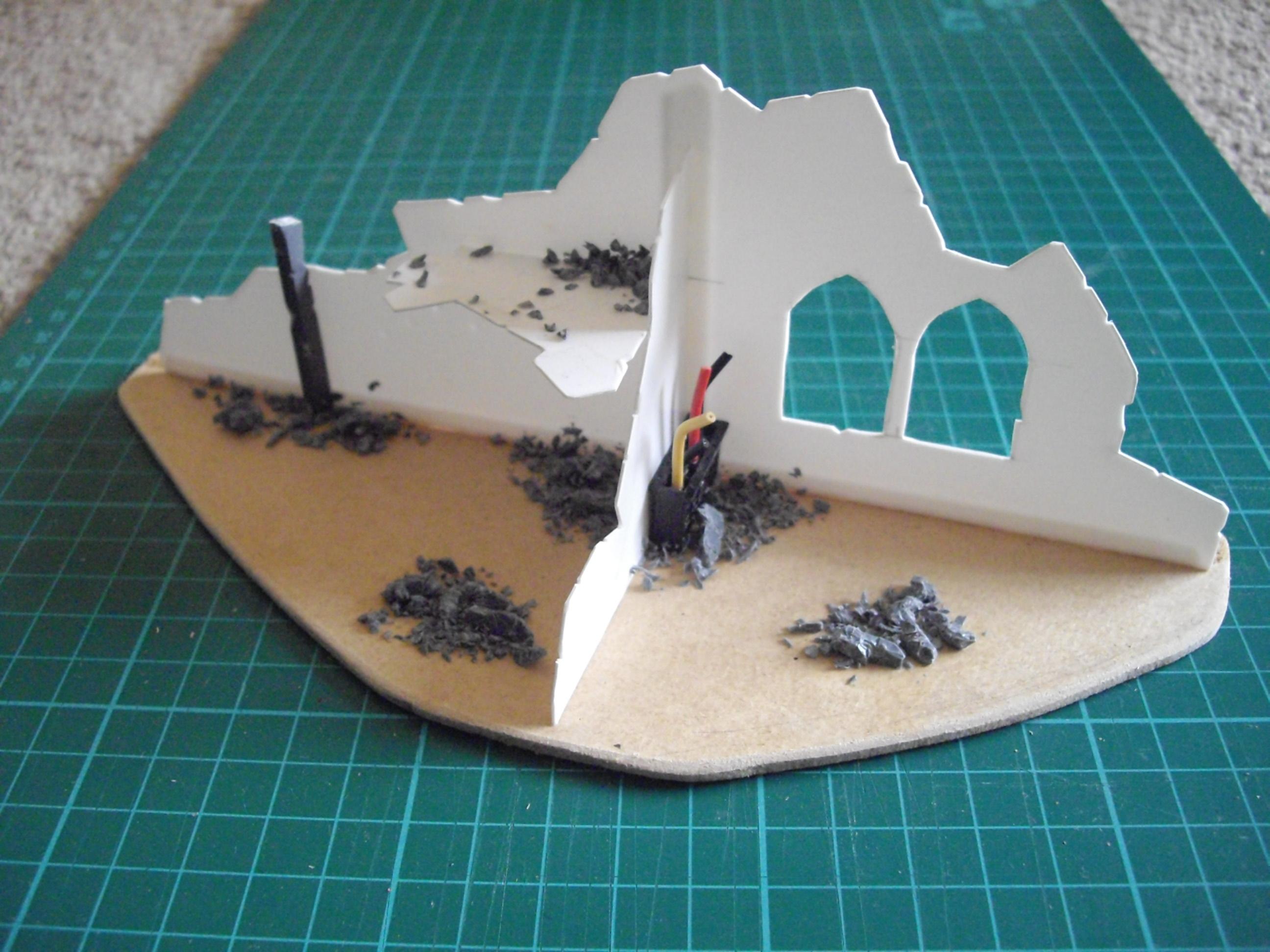 40k Terrain, Ruins, Ruins WIP