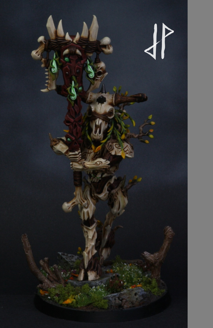 Age Of Sigmar, Beastmen, Construct, Minotaur, Standard Bearer