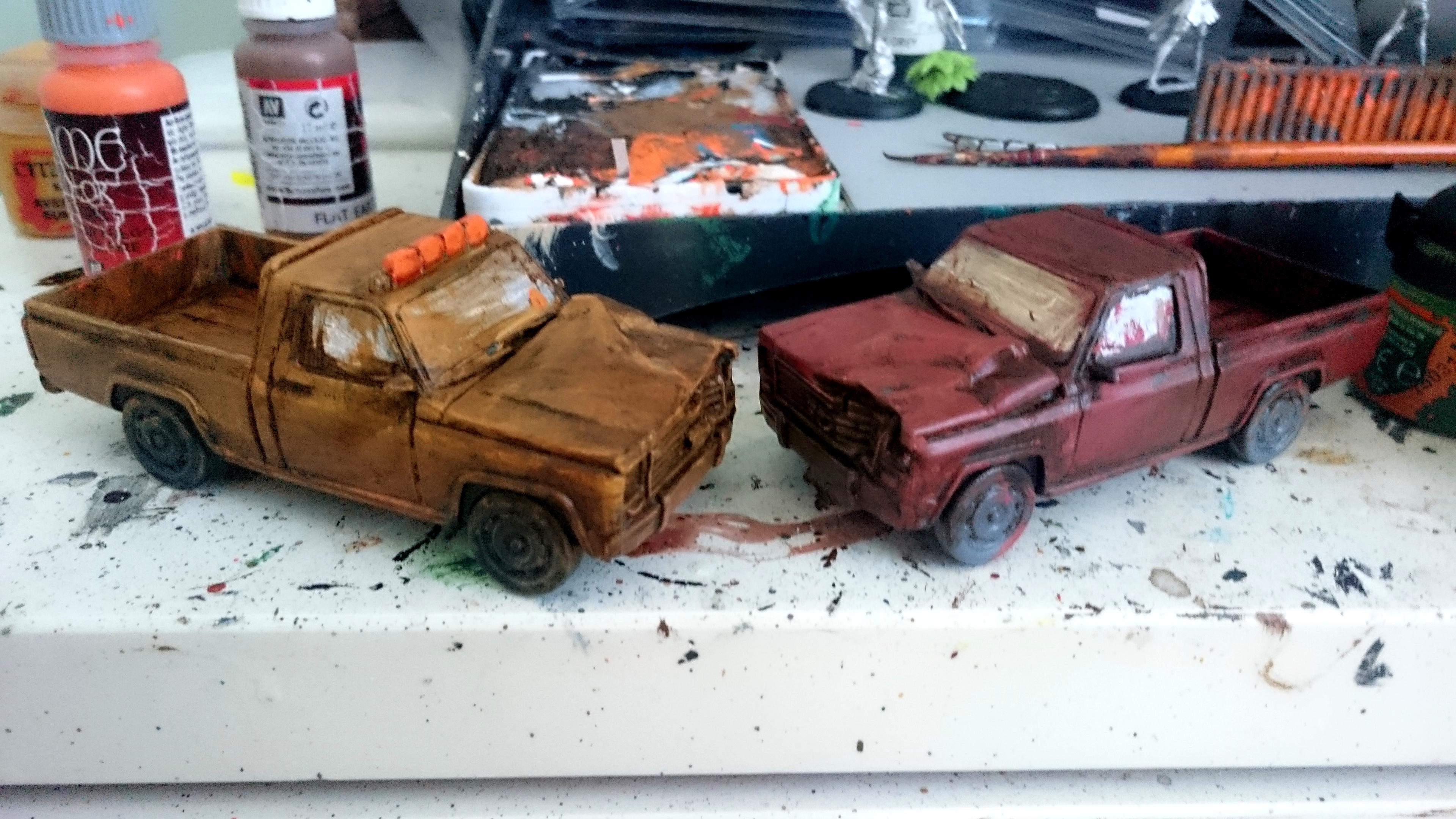 Civilian, Pick Up, Terrain, Truck