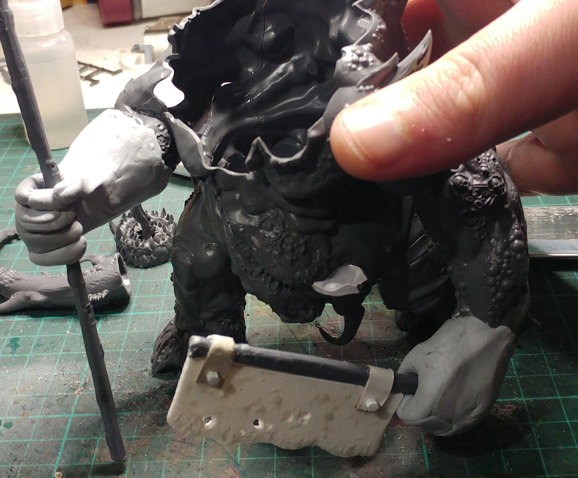 Final blutack sketching