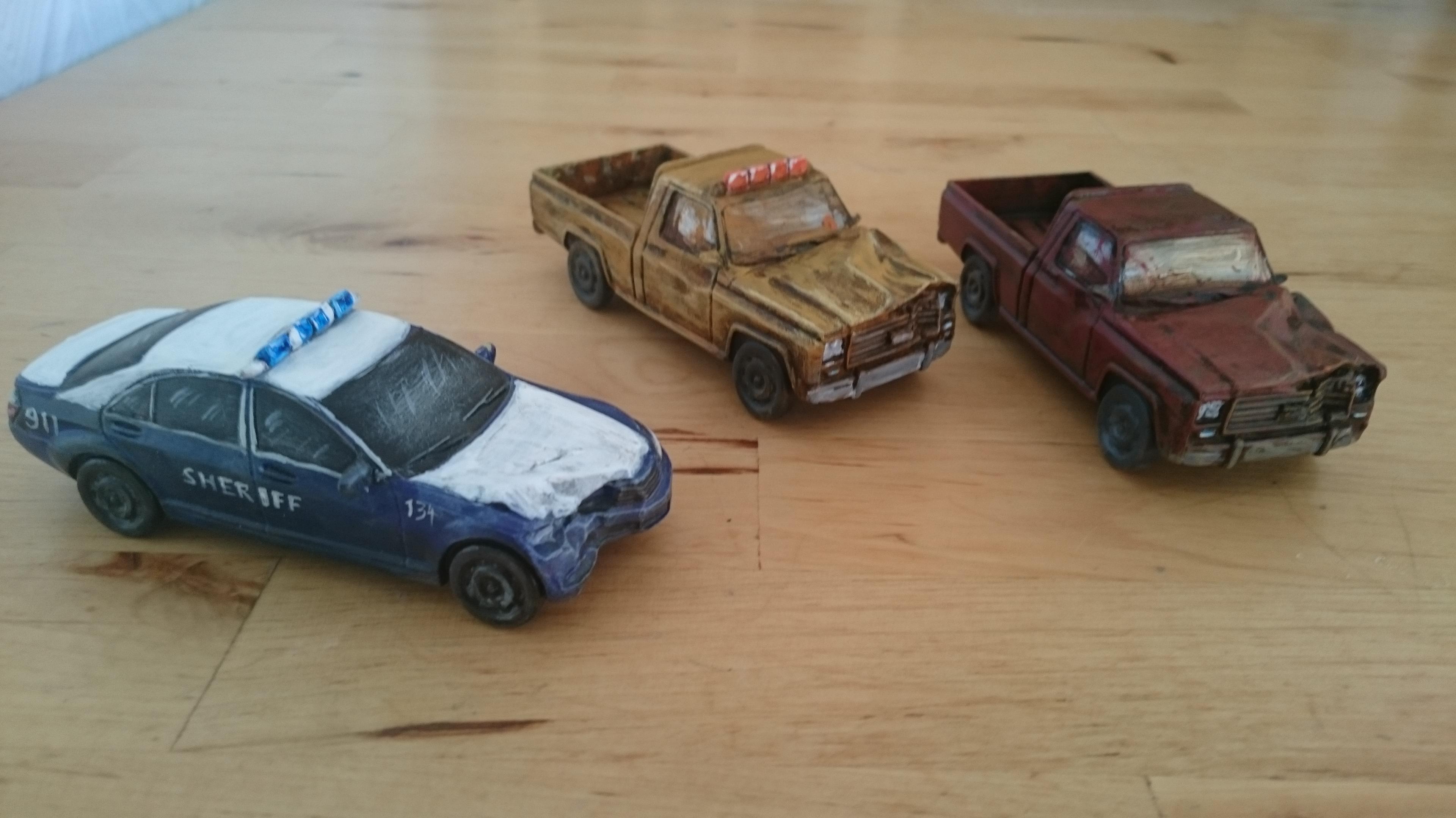 Cars, Civilian, Modern, Police, Terrain, Trucks, Zombie
