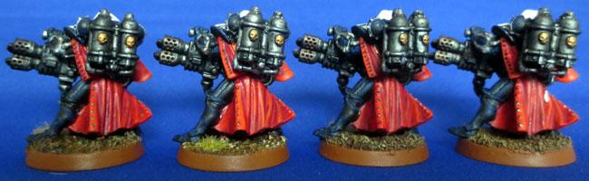 Adepta Sororitas, Captain Brown, Heavy Flamers, Sisters Of Battle
