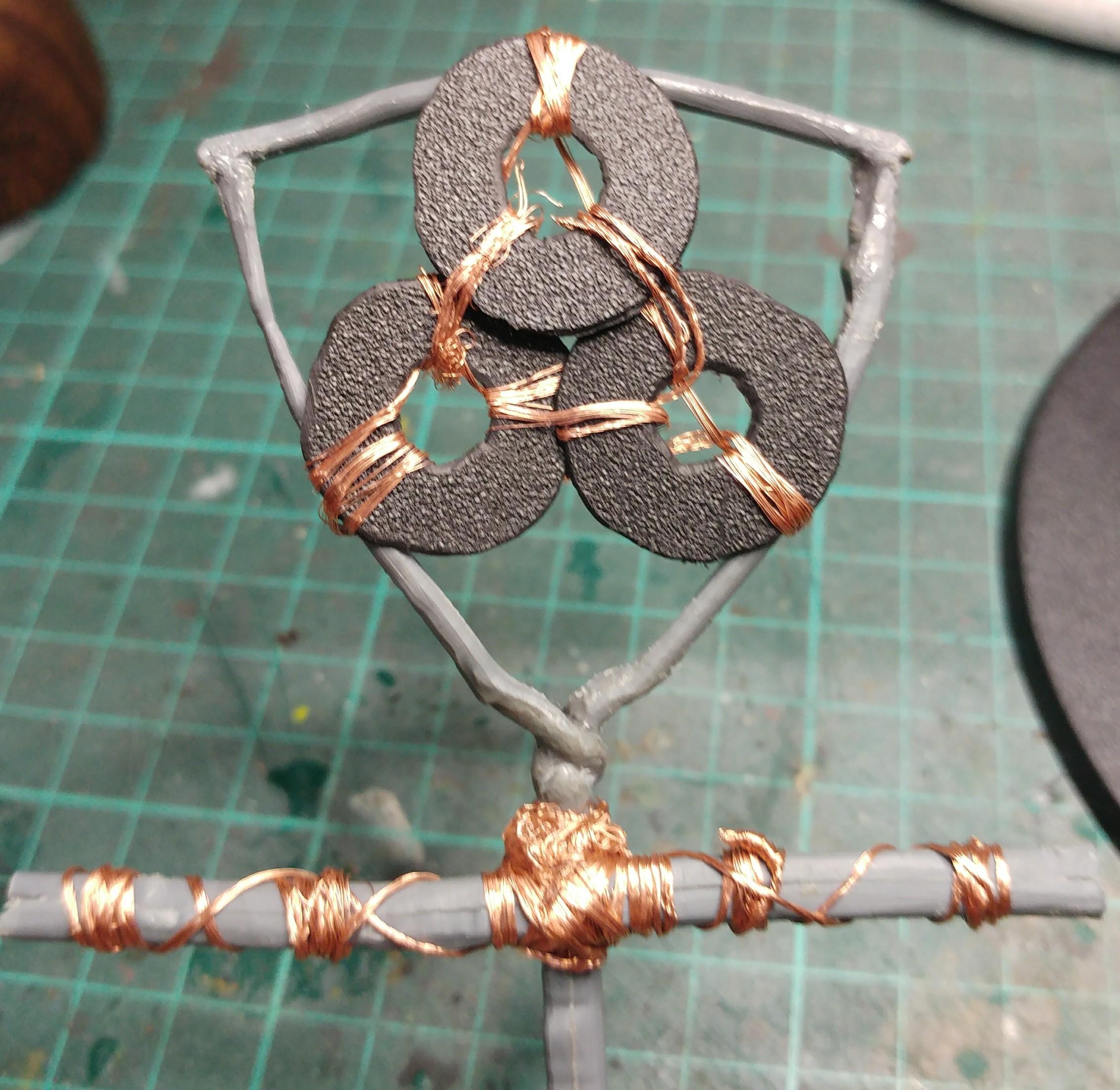 Copper wire &quot;rope&quot; staff work